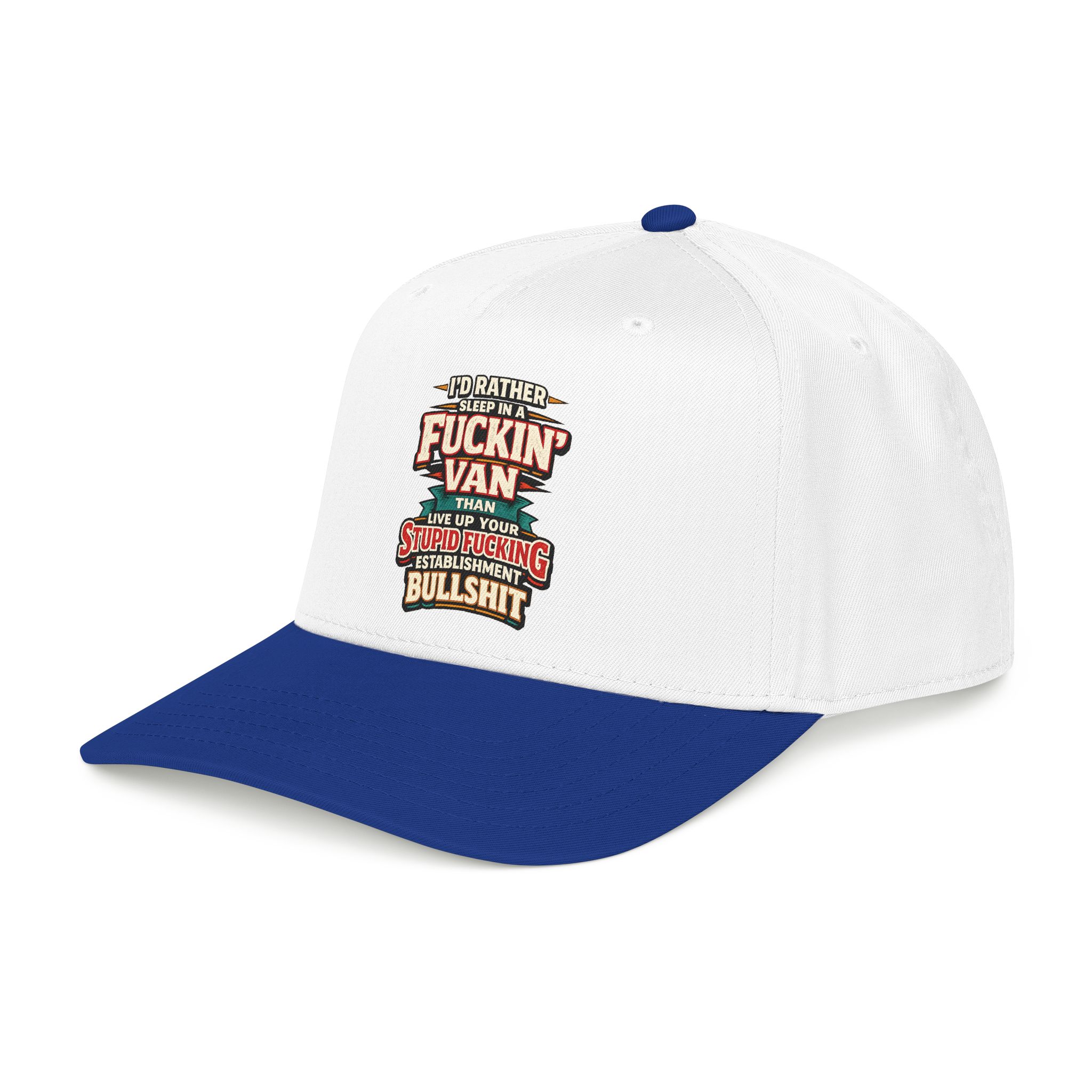Baseball Cap - "I´d Rather Sleep in A Fucking Van" Design F**K-Line