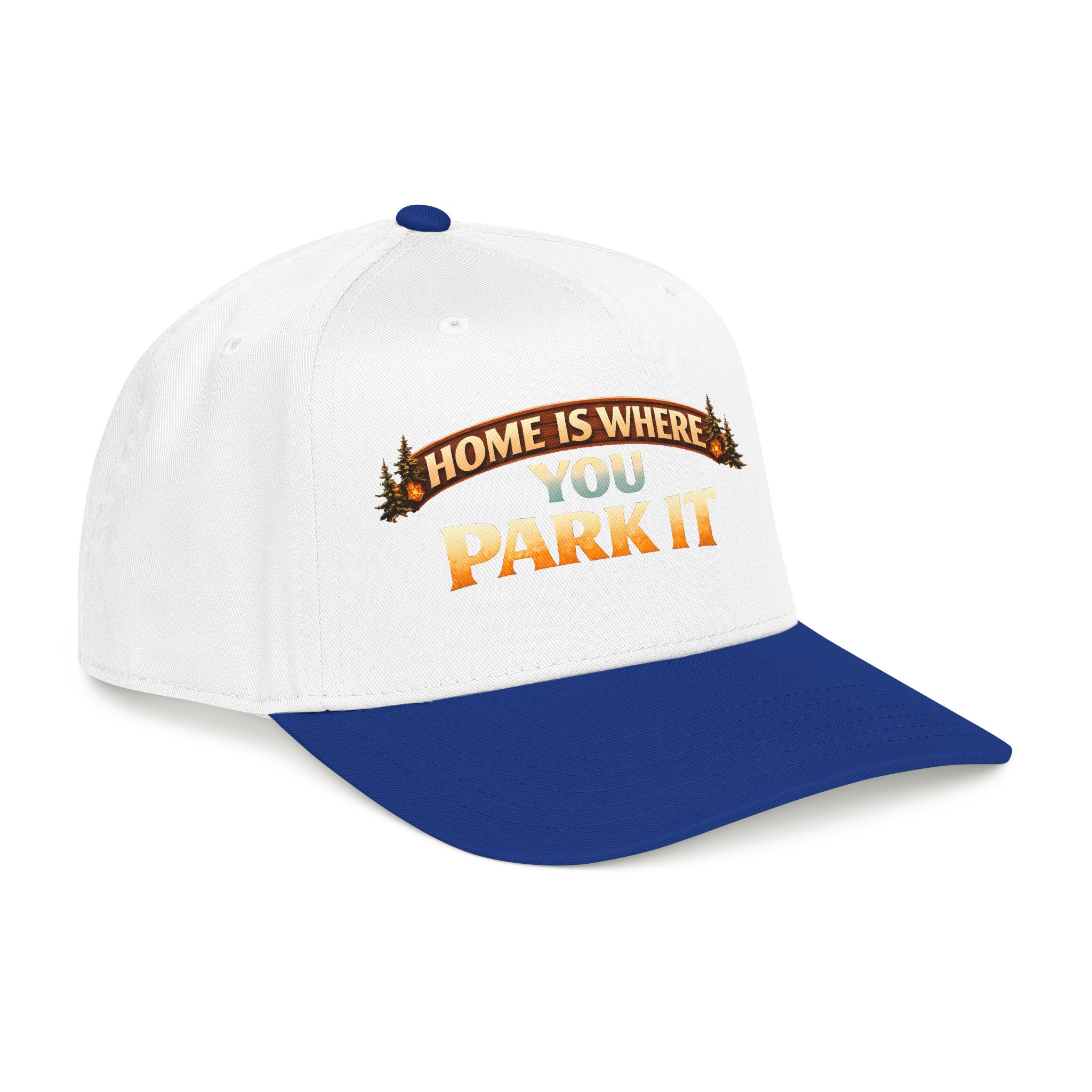 Baseball Cap - "Home Is Where You Park It" Design Scenic-Line