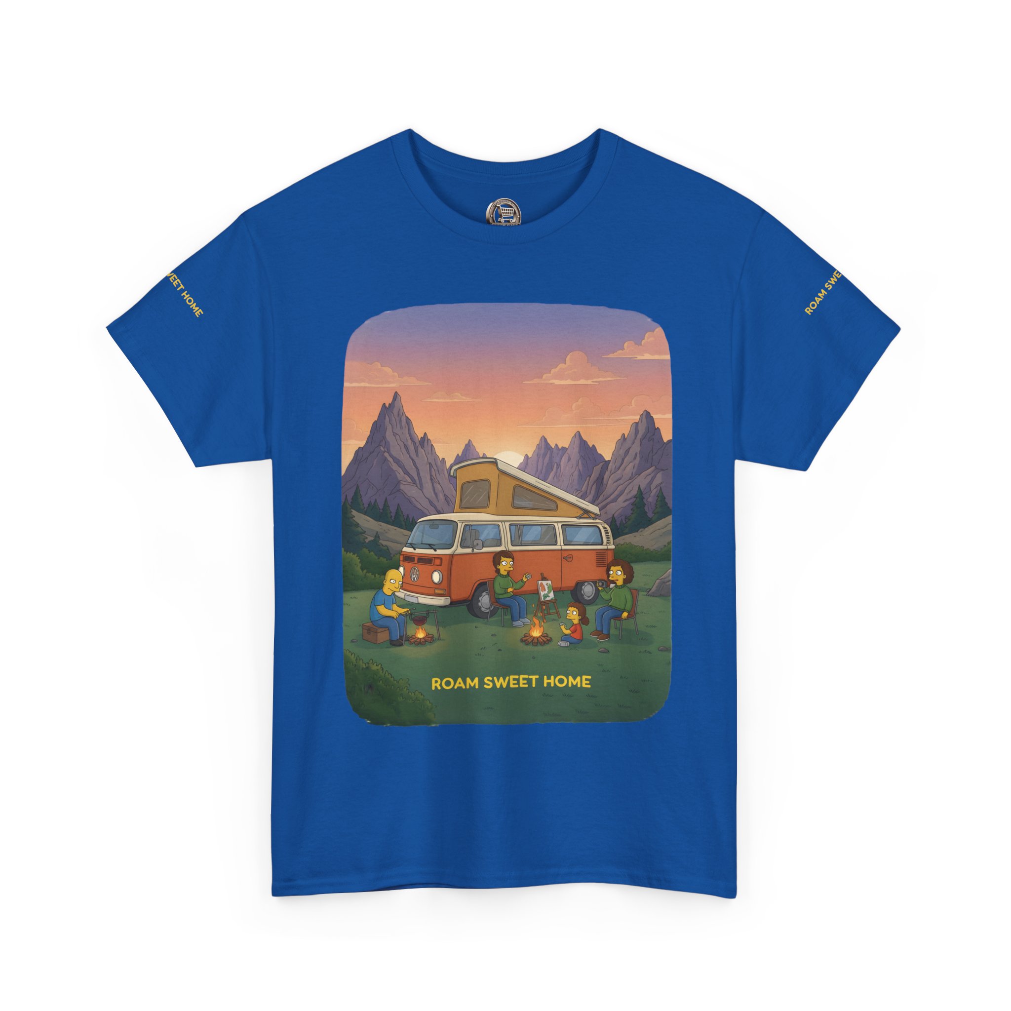 Unisex Heavy Cotton Tee — "Roam Sweet Home" Design Sitcom-Line