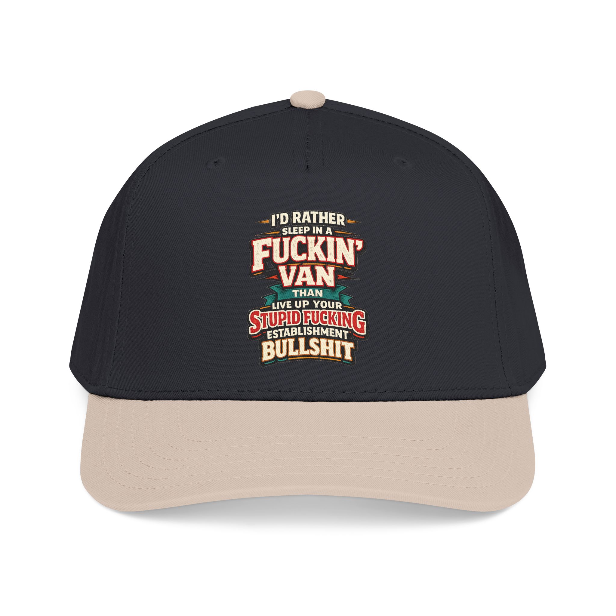 Baseball Cap - "I´d Rather Sleep in A Fucking Van" Design F**K-Line