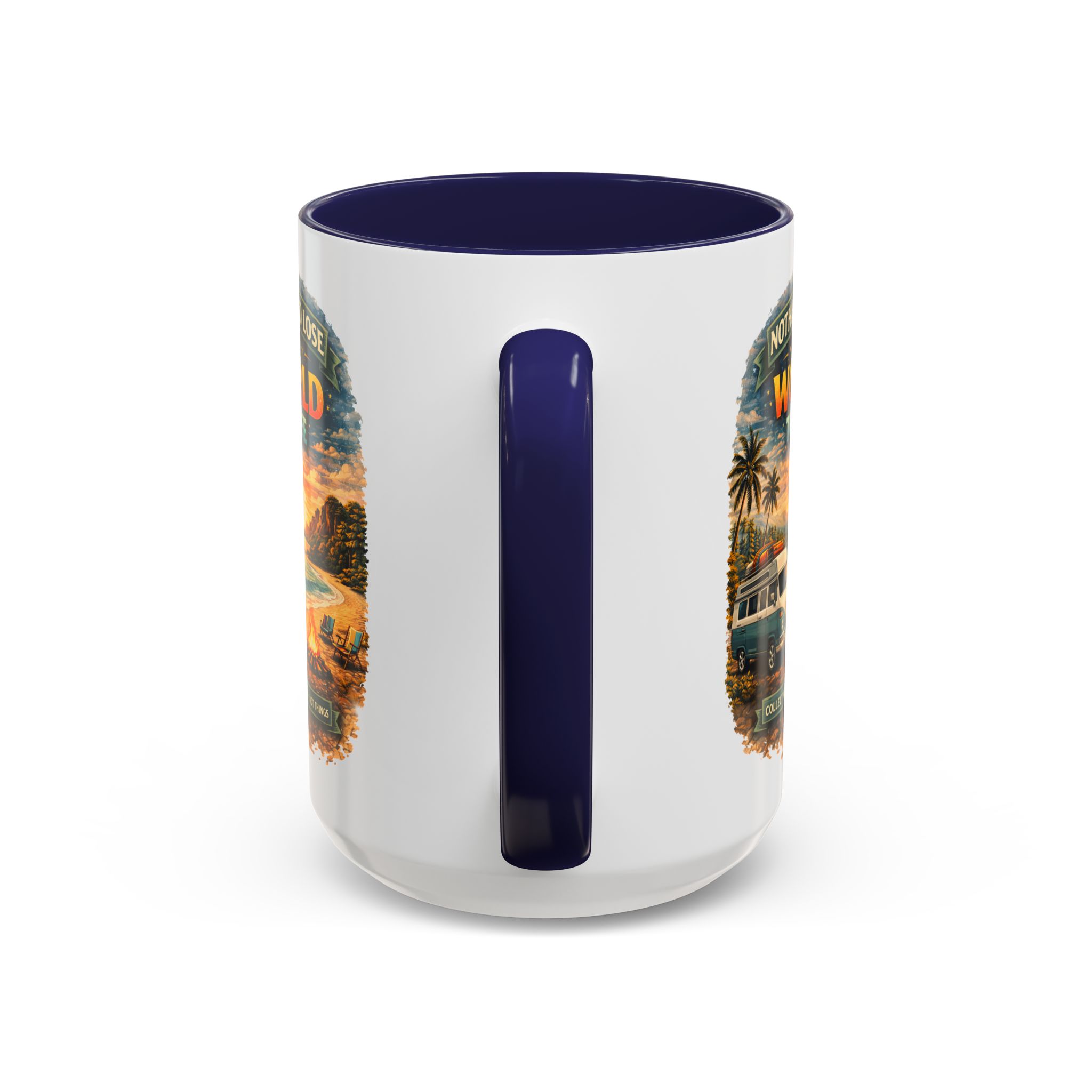 Accent Coffee Mug (11, 15oz) — "Nothing To Lose" Design Scenic-Line