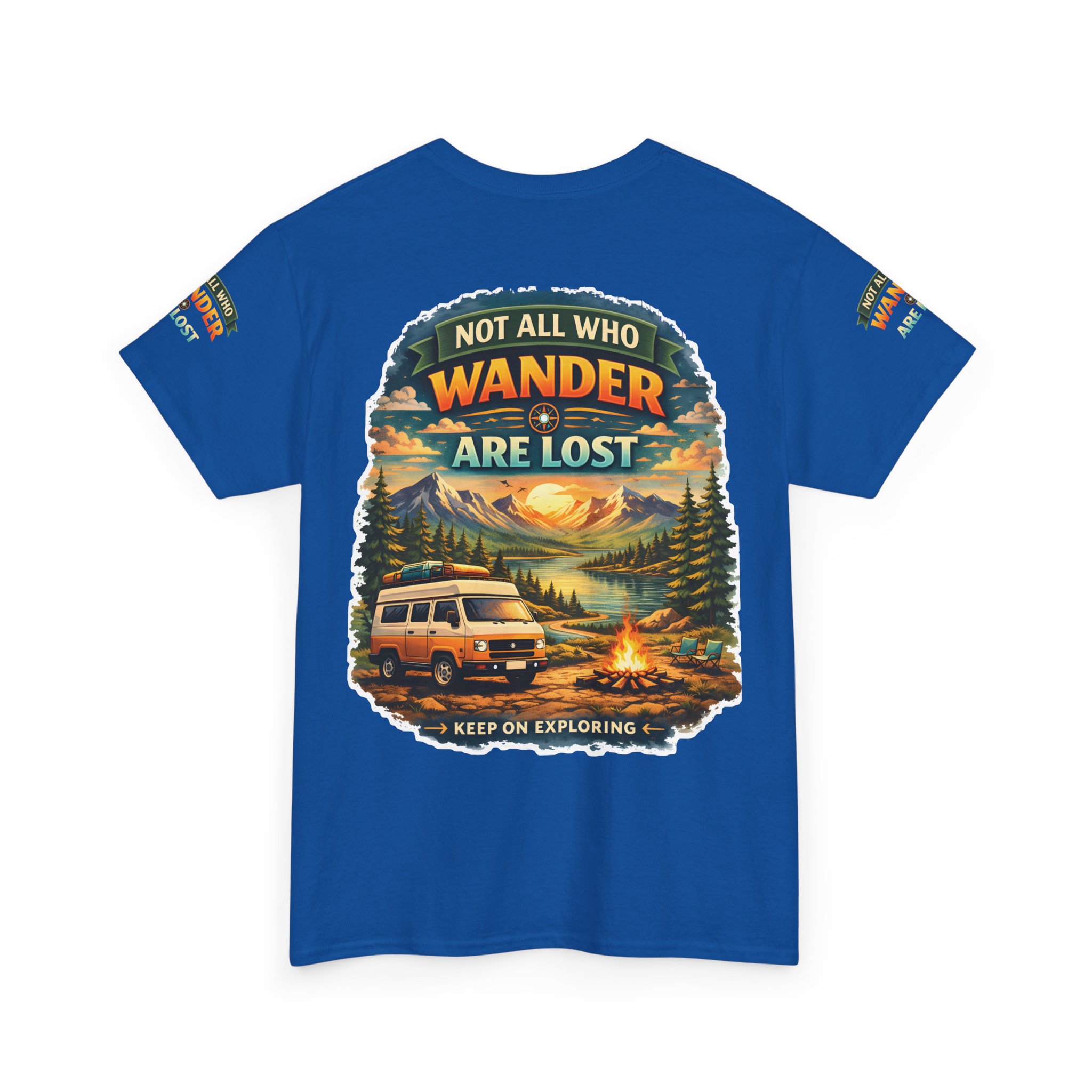 16334248141538838881_2048.jpeg Unisex Heavy Cotton Tee — "Not All Who Wander Are Lost" Design Scenic-Line