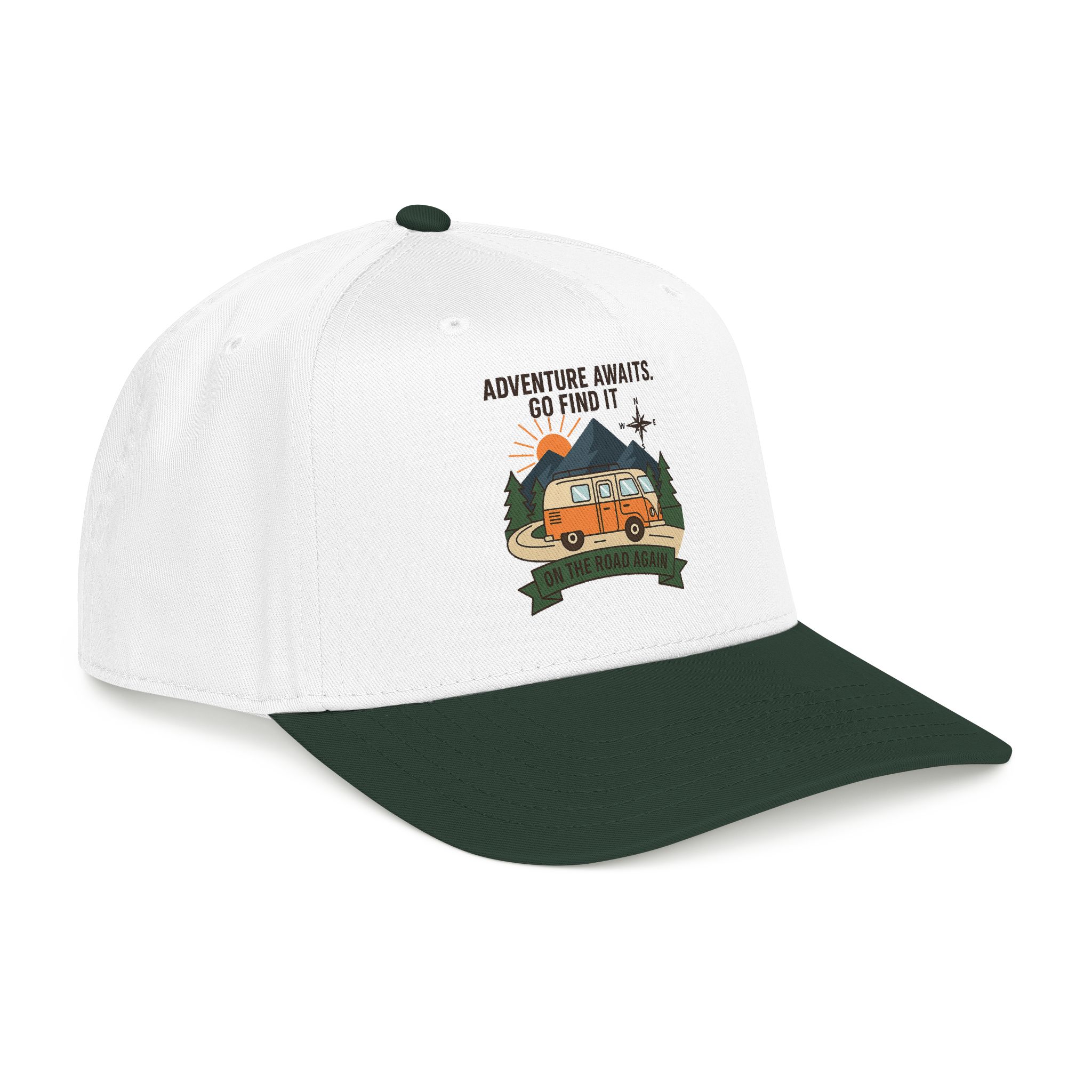 Baseball Cap - "Adventure Awaits" Outdoor Travel Hat
