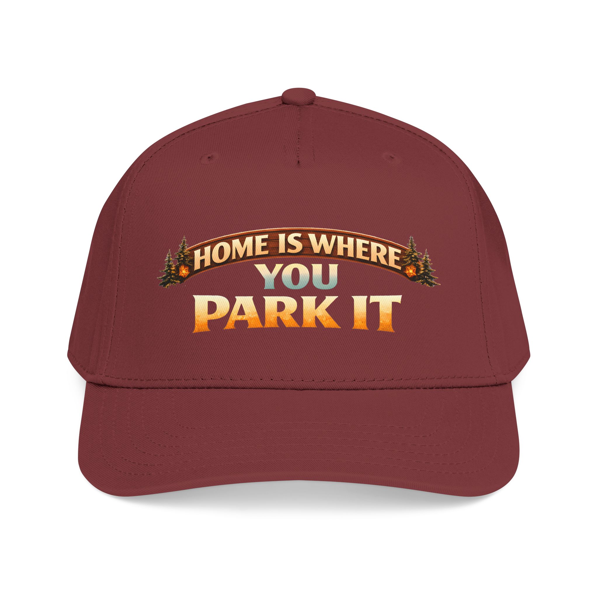 Baseball Cap - "Home Is Where You Park It" Design Scenic-Line