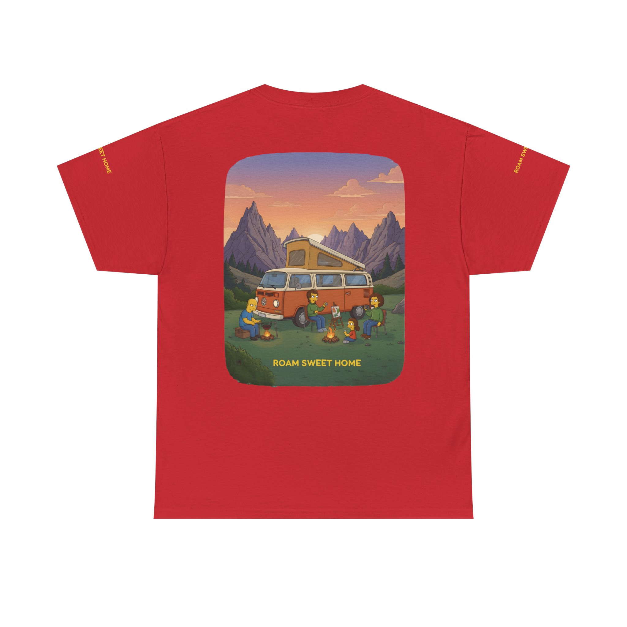Unisex Heavy Cotton Tee — "Roam Sweet Home" Design Sitcom-Line