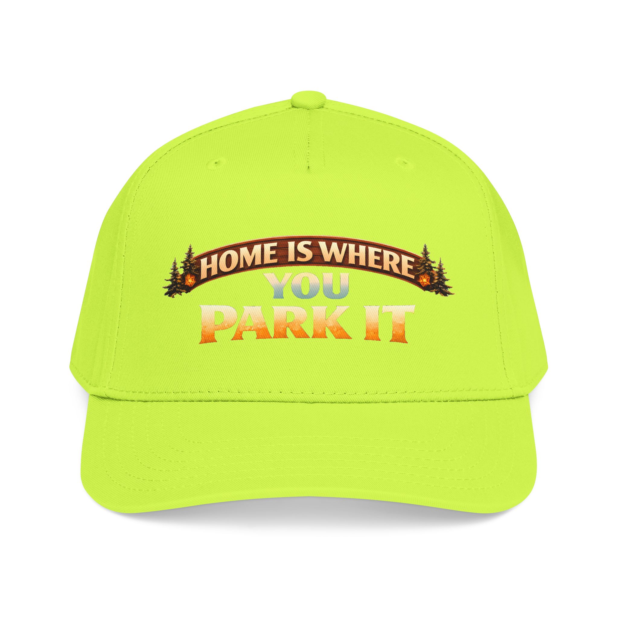 Baseball Cap - "Home Is Where You Park It" Design Scenic-Line