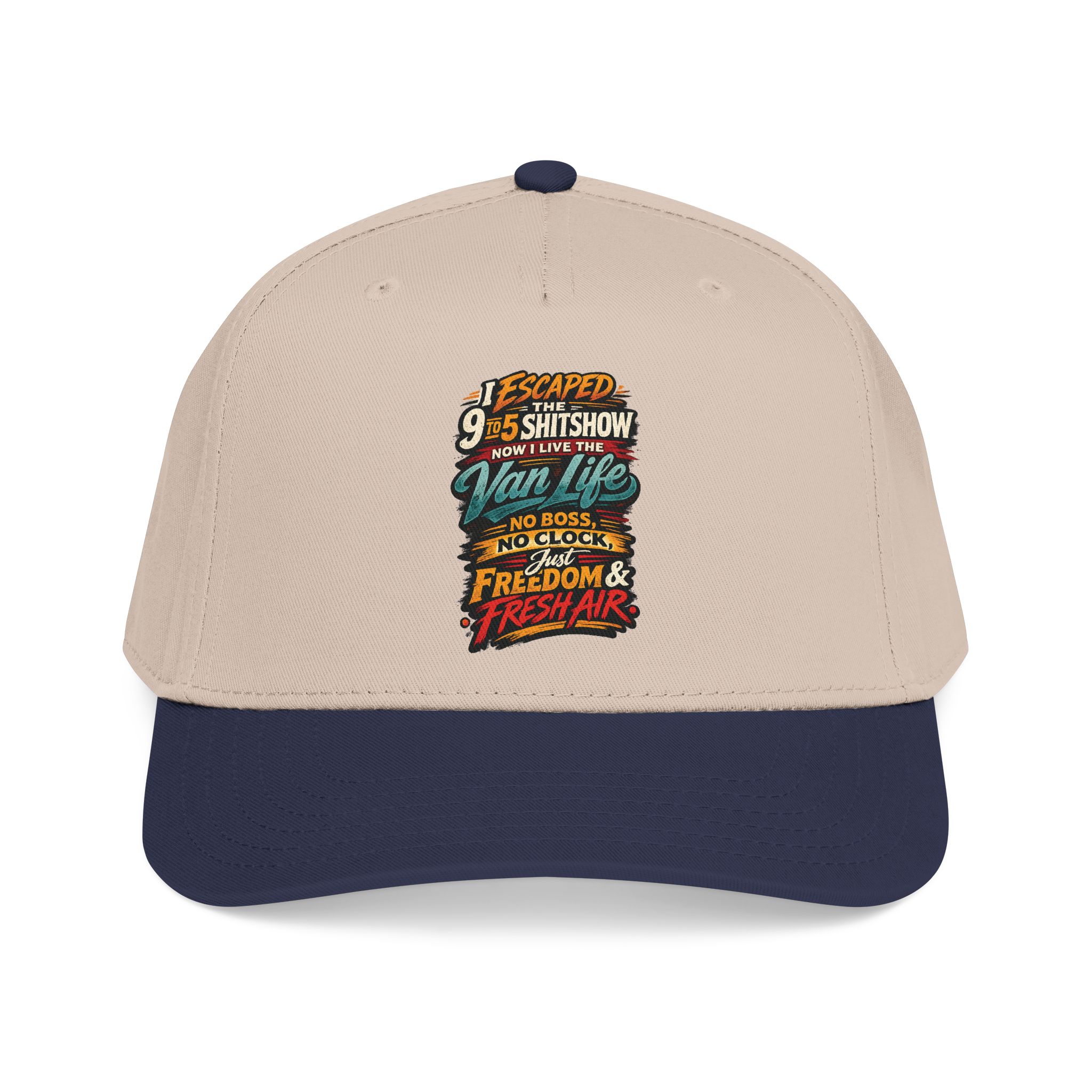 Baseball Cap - "I Escaped The 9 To 5" Design F**K-Line