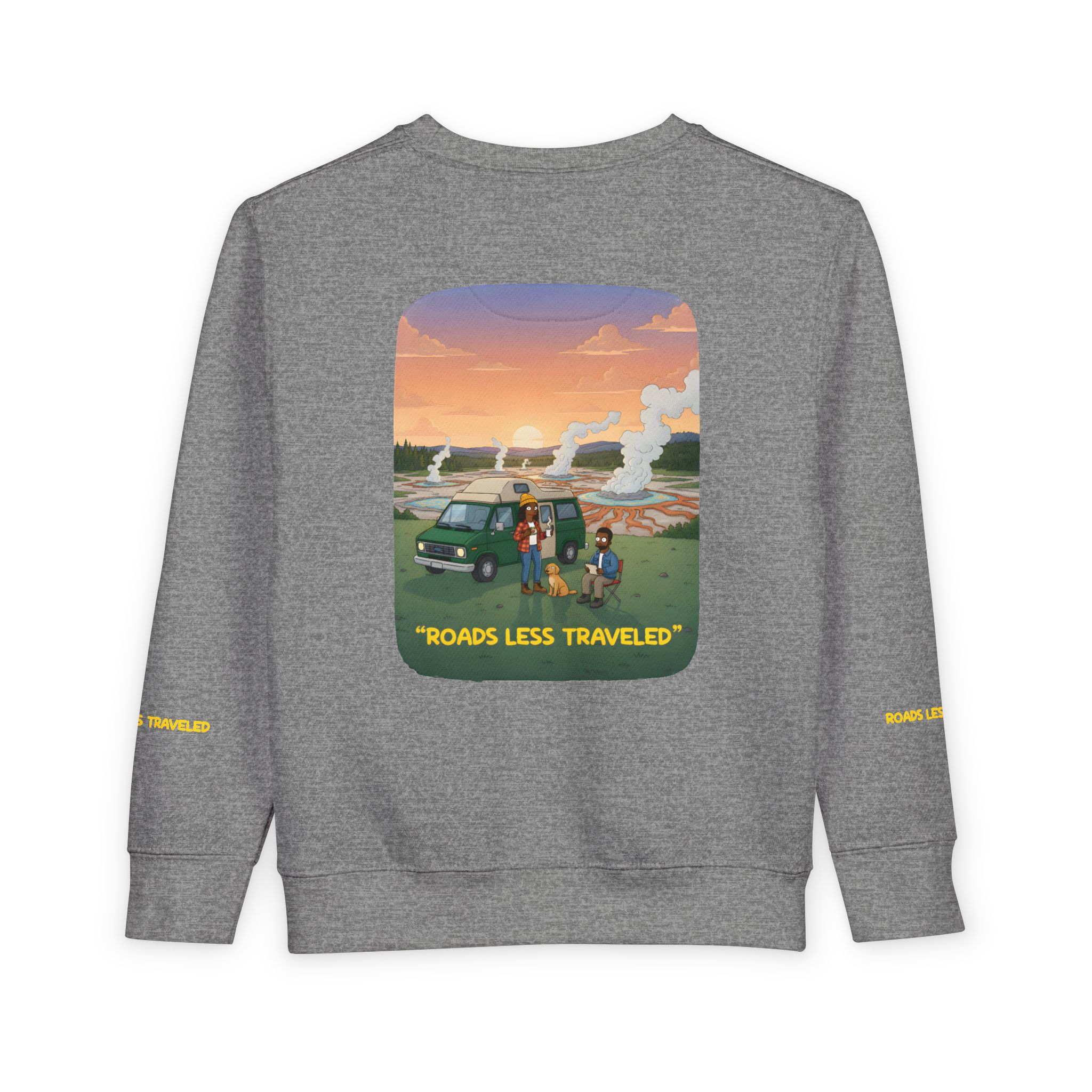 Toddler Sweatshirt - "Roads Less Traveled" (Design Sitcom-Line)