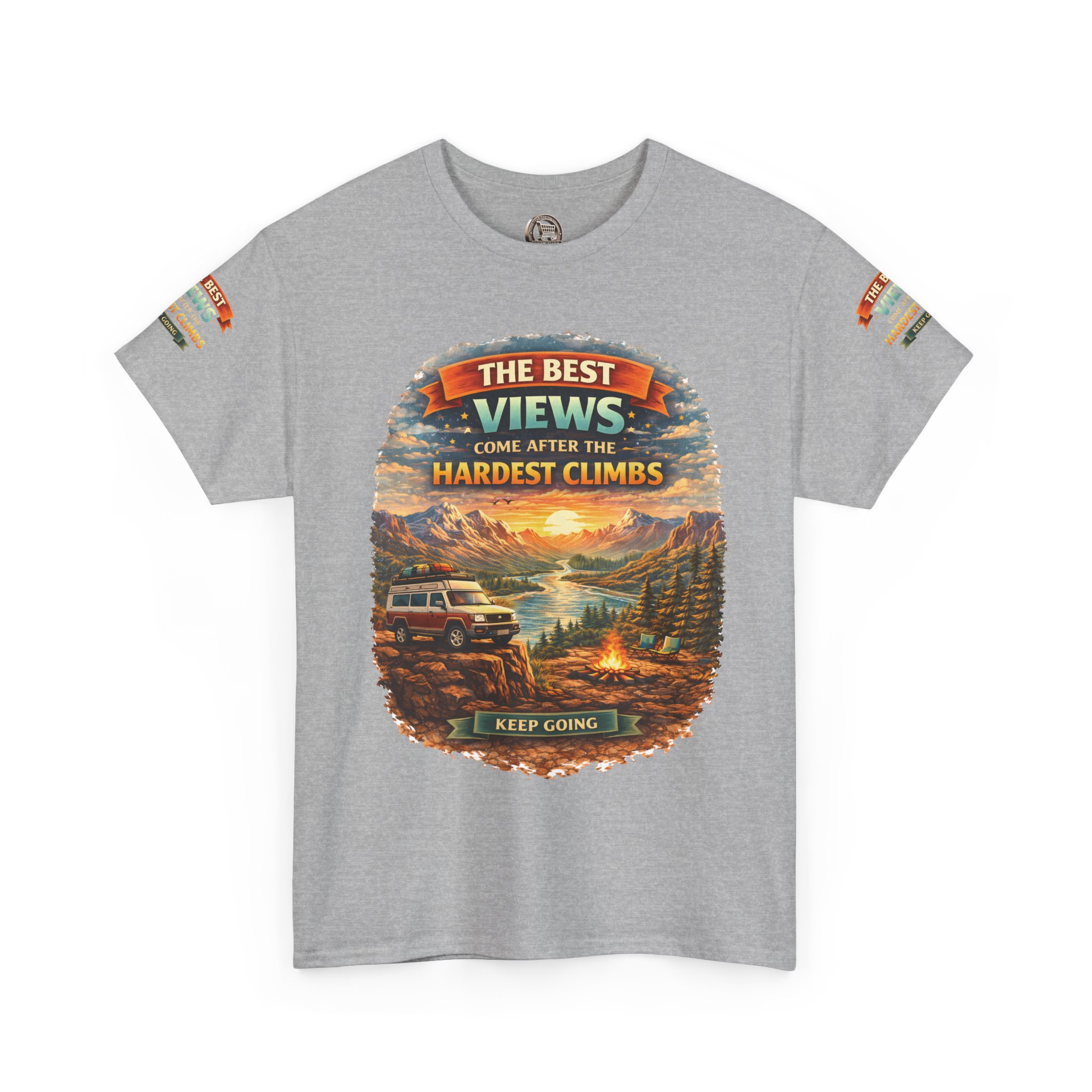 16430173411576610051_2048.jpeg Unisex Heavy Cotton Tee — "The Best Views" Design Scenic-Line