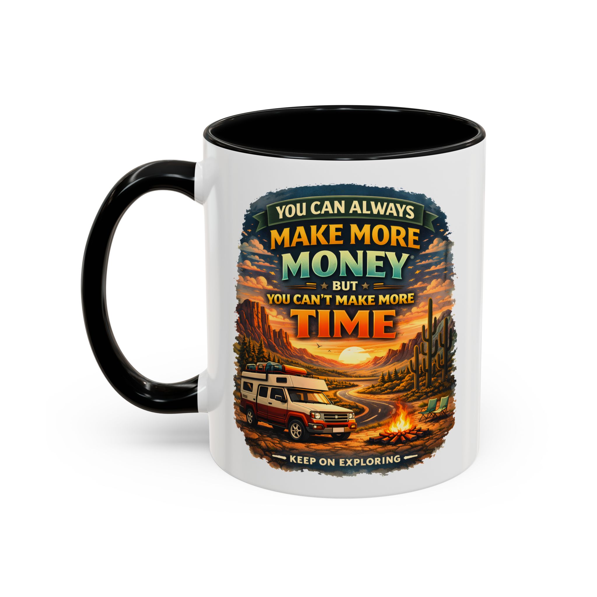 164333523177791375_2048.jpeg Accent Coffee Mug (11, 15oz) — "You Can Always Make More Money" Design Scenic-Line