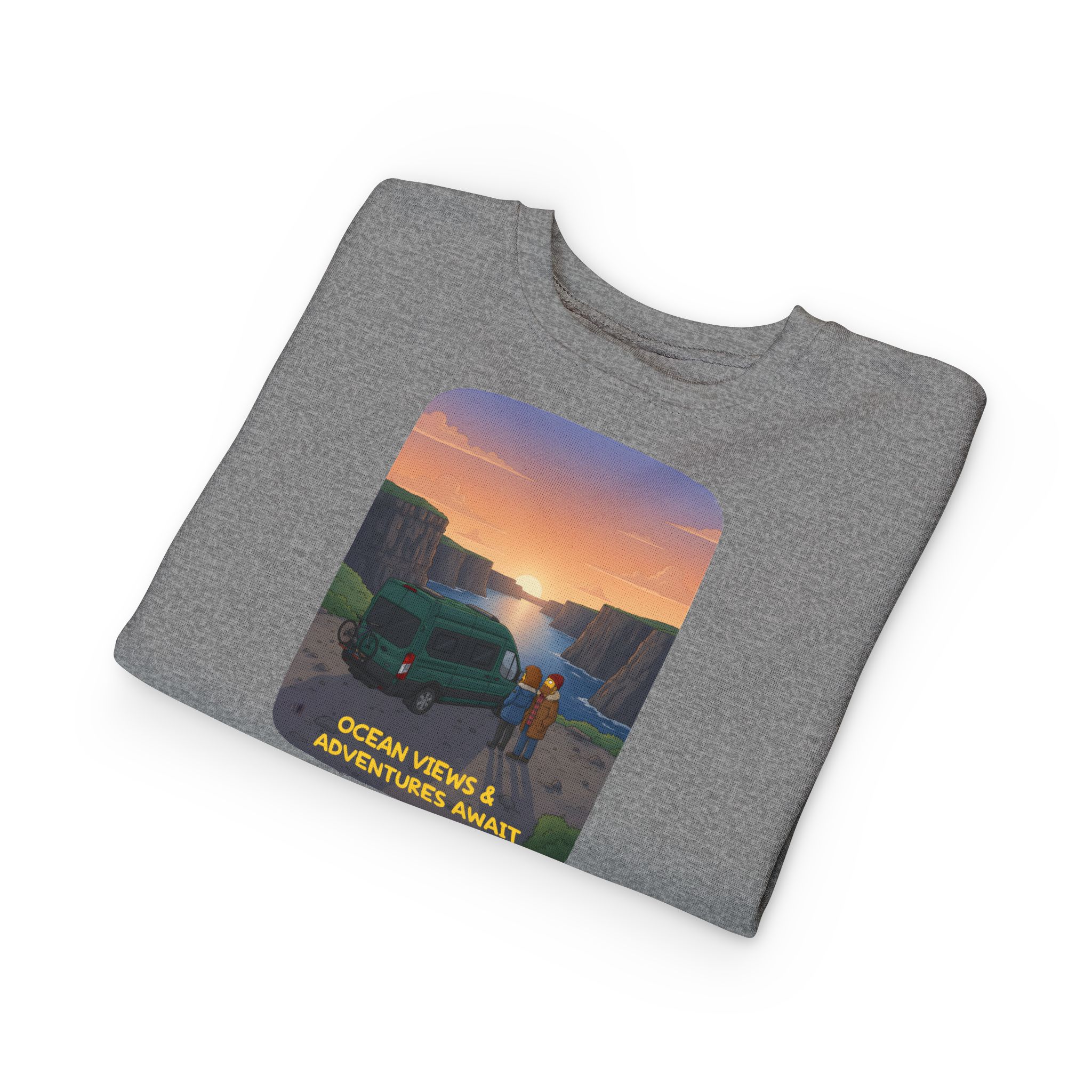 16437871845070345121_2048-1.jpeg Toddler Sweatshirt - "Ocean Views-Adventures Awaits" (Design Sitcom-Line)