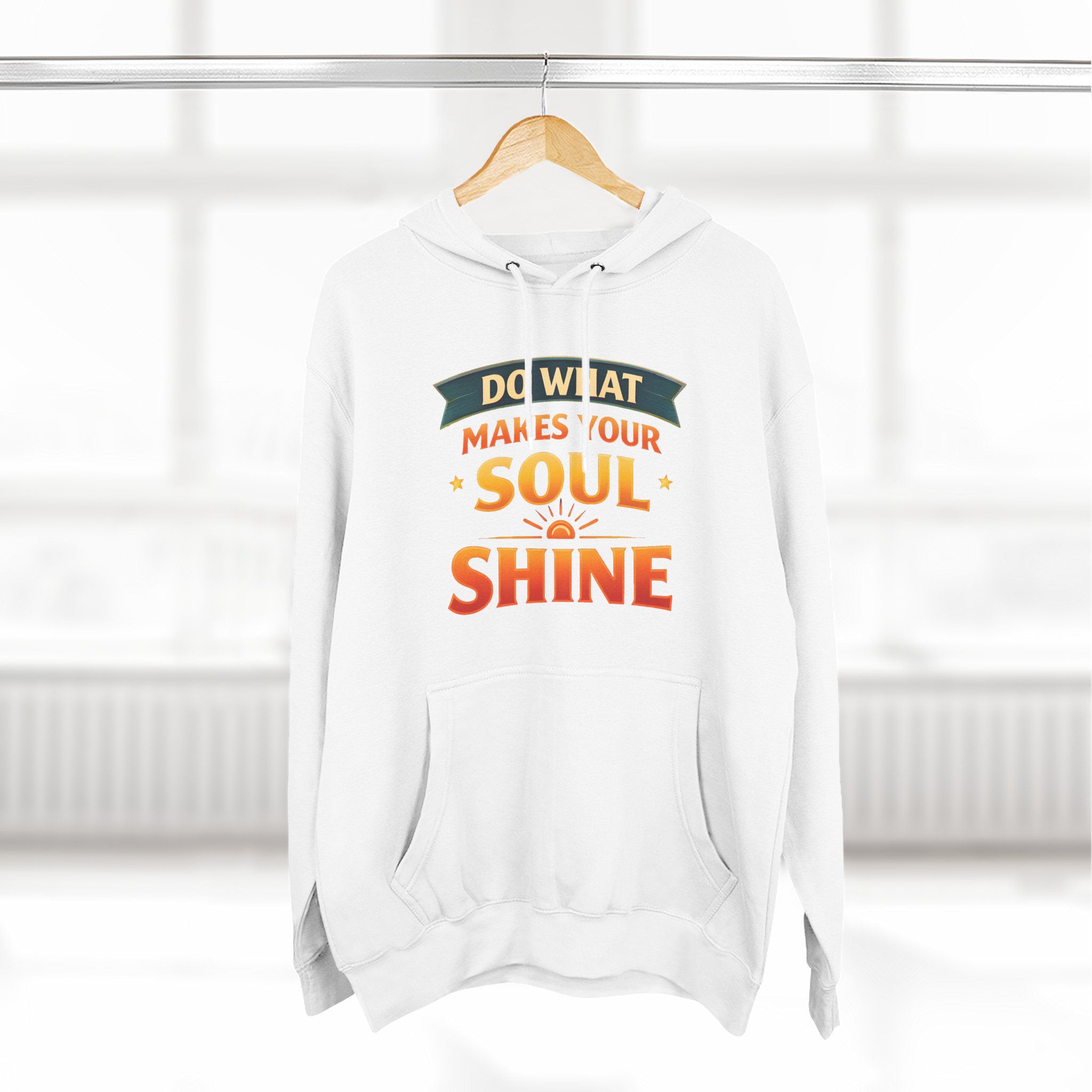 16447473268748010952_2048.jpeg Three-Panel Fleece Hoodie - "Do What Makes Your Soul Shine" Design Scenic-Line