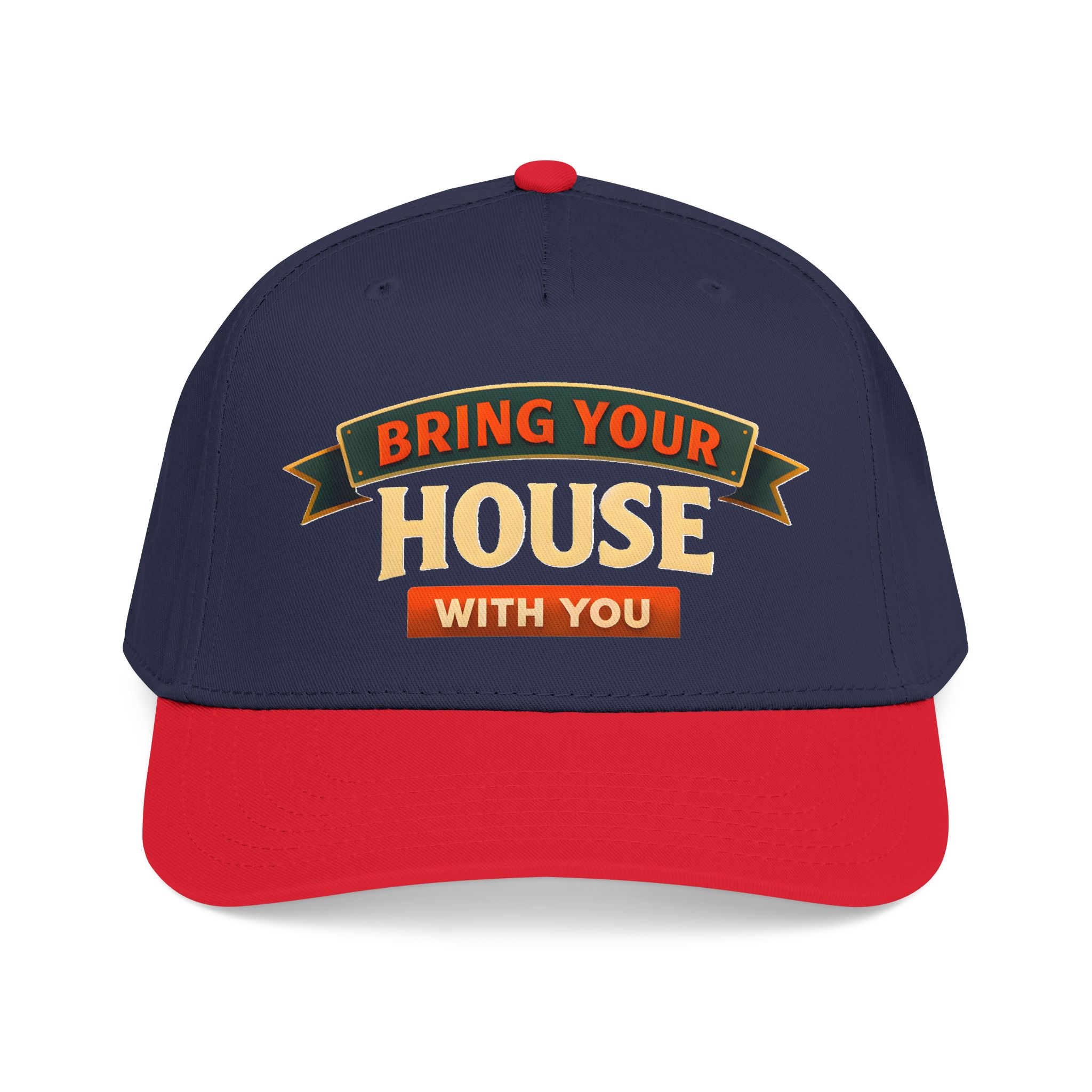 Baseball Cap - "Bring Your House With You" Design Scenic-Line