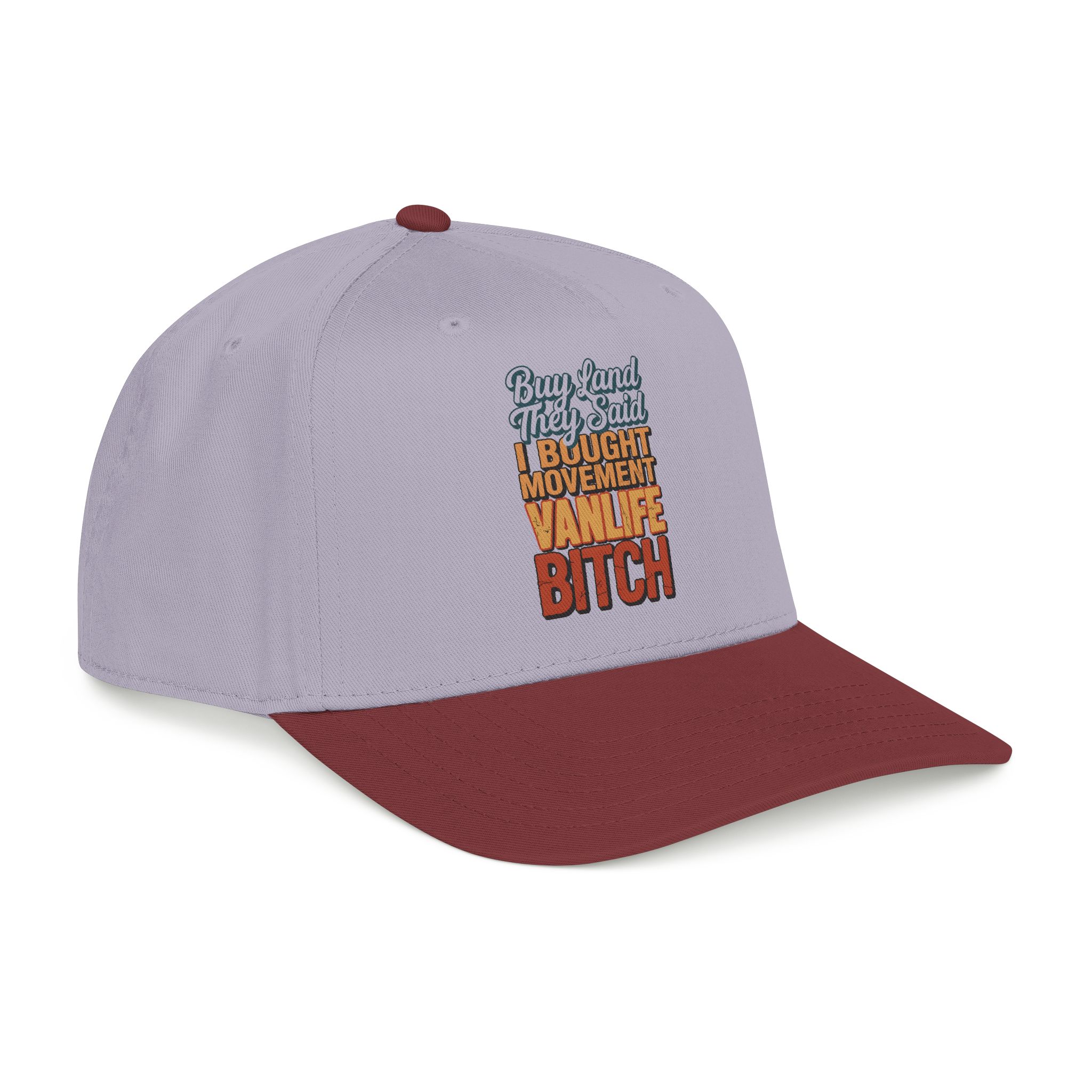 Baseball Cap - "Buy Land They Said" Design F**K-Line