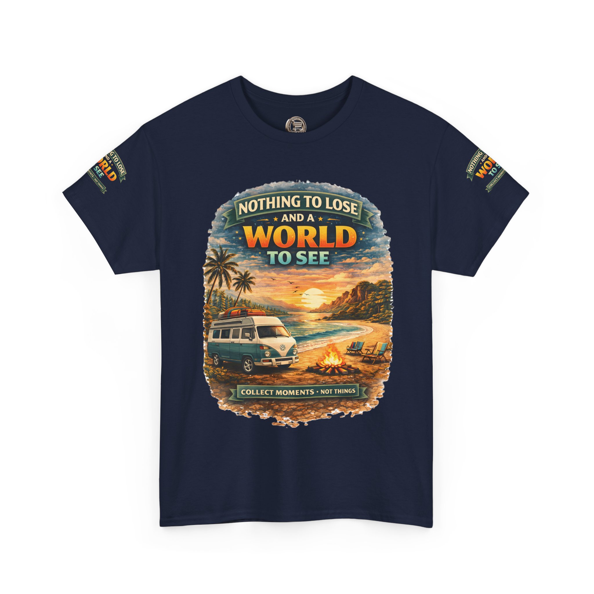 16462998101948755747_2048.jpeg Unisex Heavy Cotton Tee — "Nothing To Lose " Design Scenic-Line