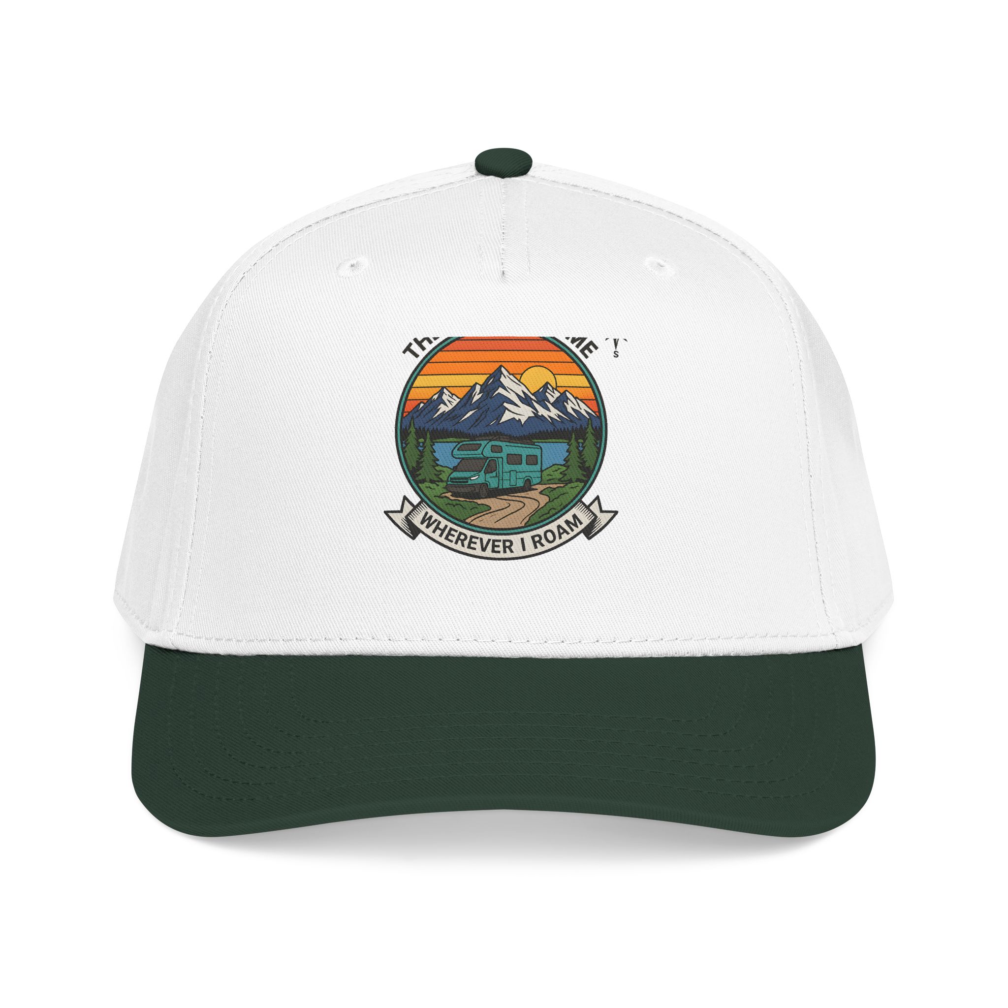 Baseball Cap — "The Road Is Home, Wherever I Roam"