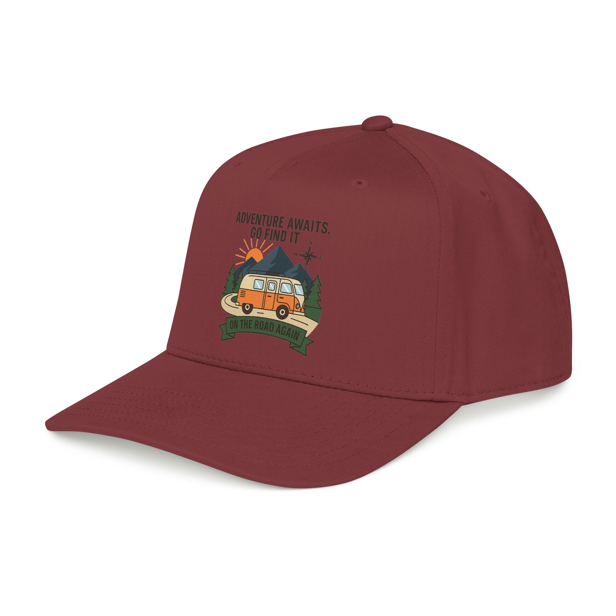 Baseball Cap - "Adventure Awaits" Outdoor Travel Hat