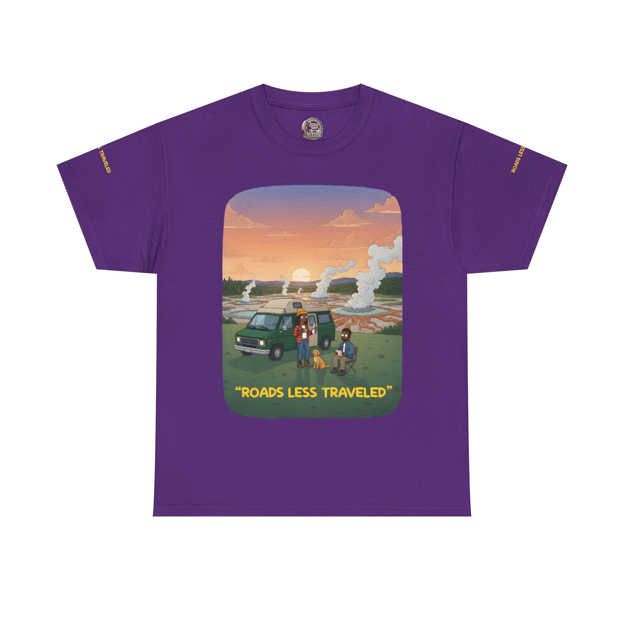 16530803079729093016_2048.jpeg Unisex Heavy Cotton Tee — "Roads Less Traveled" Design Sitcom-Line