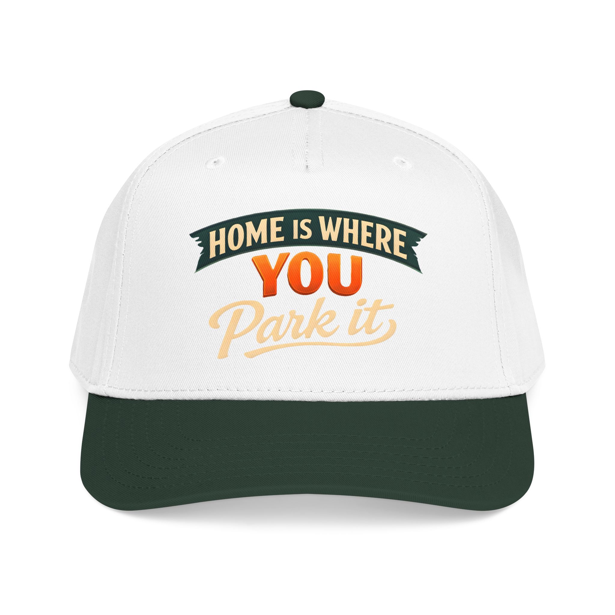 Baseball Cap - "Home Is where You Park It" Design Scenic-Line