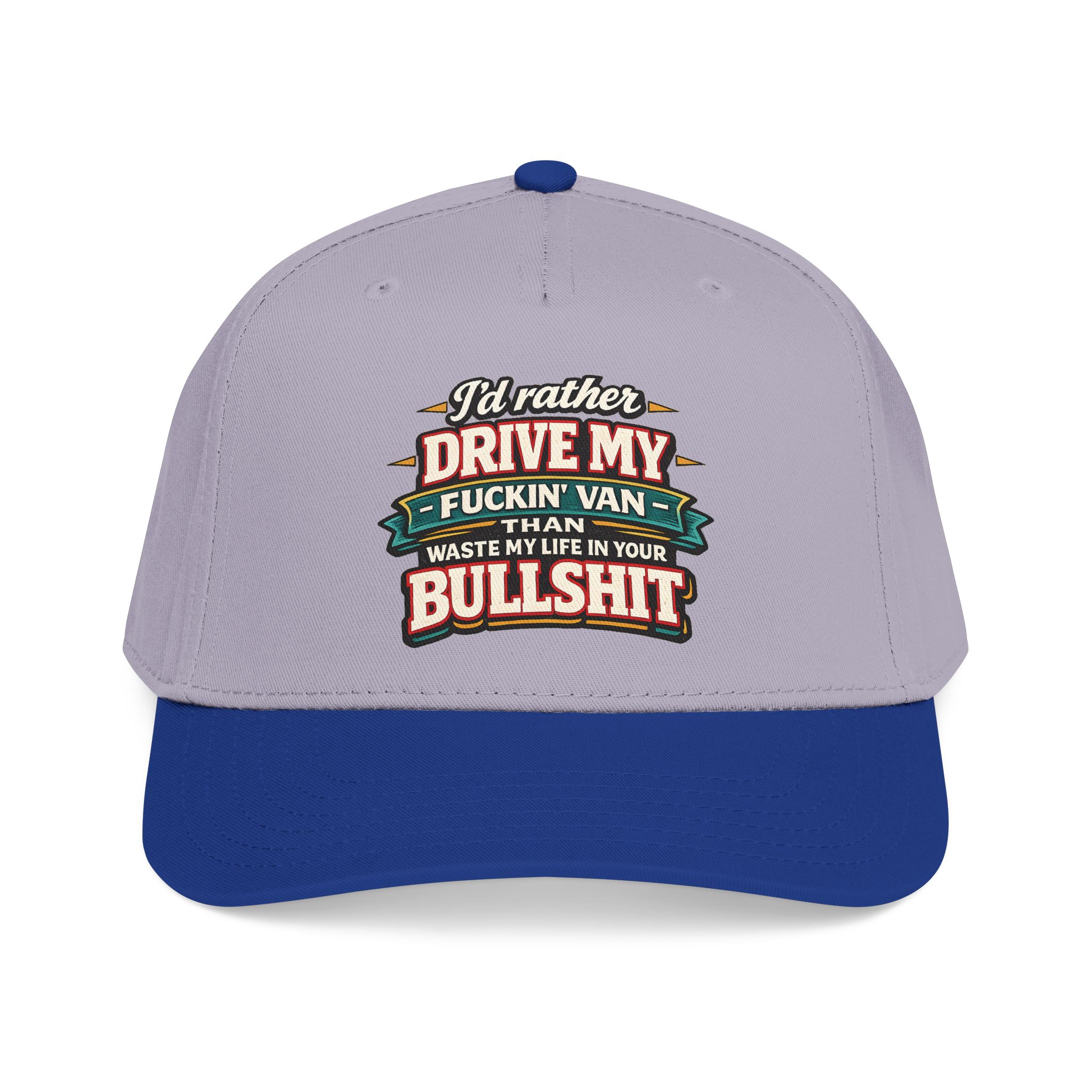 Baseball Cap - "I´d Rather Drive My Fucking Van" Design F**K-Line