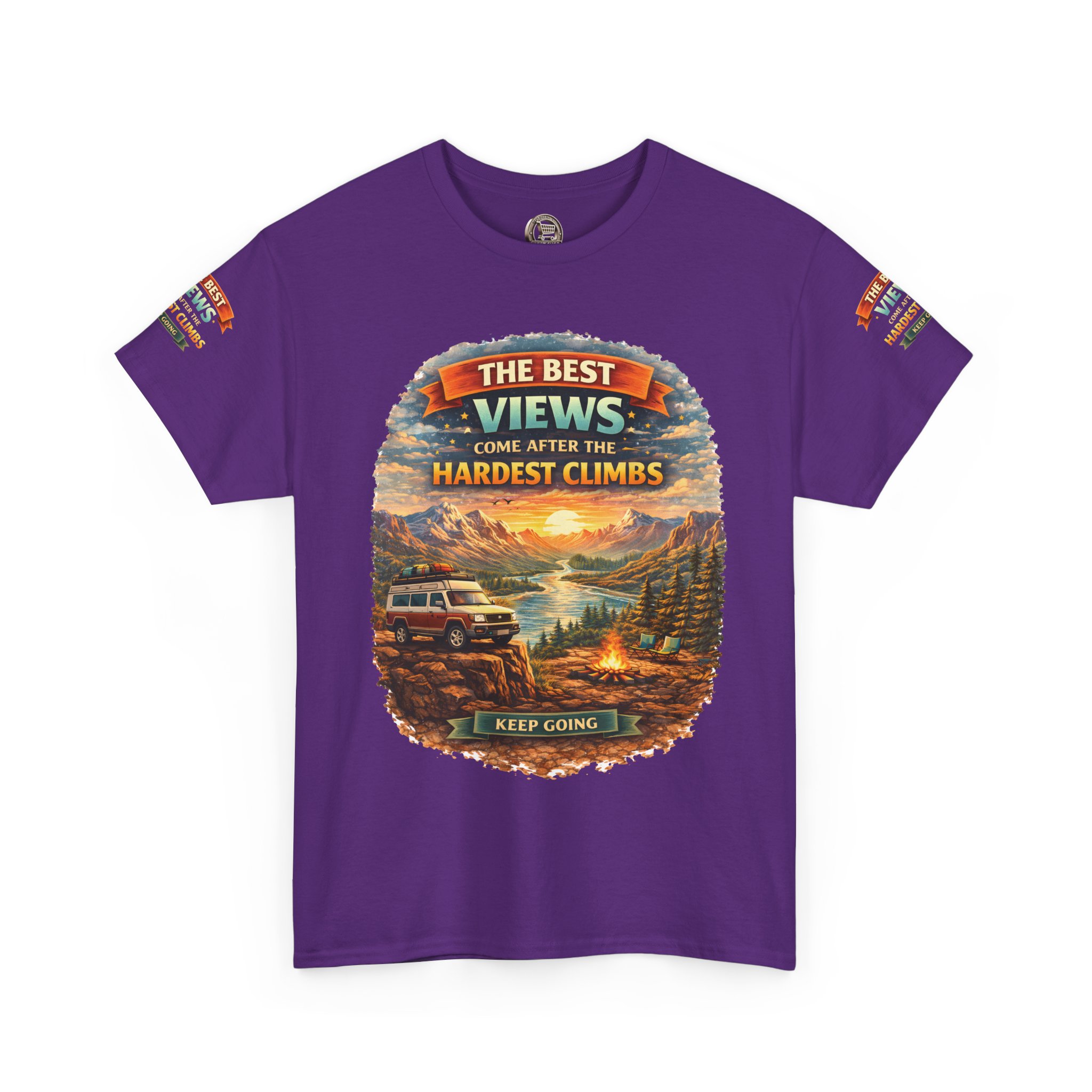 16548838990680904699_2048.jpeg Unisex Heavy Cotton Tee — "The Best Views" Design Scenic-Line