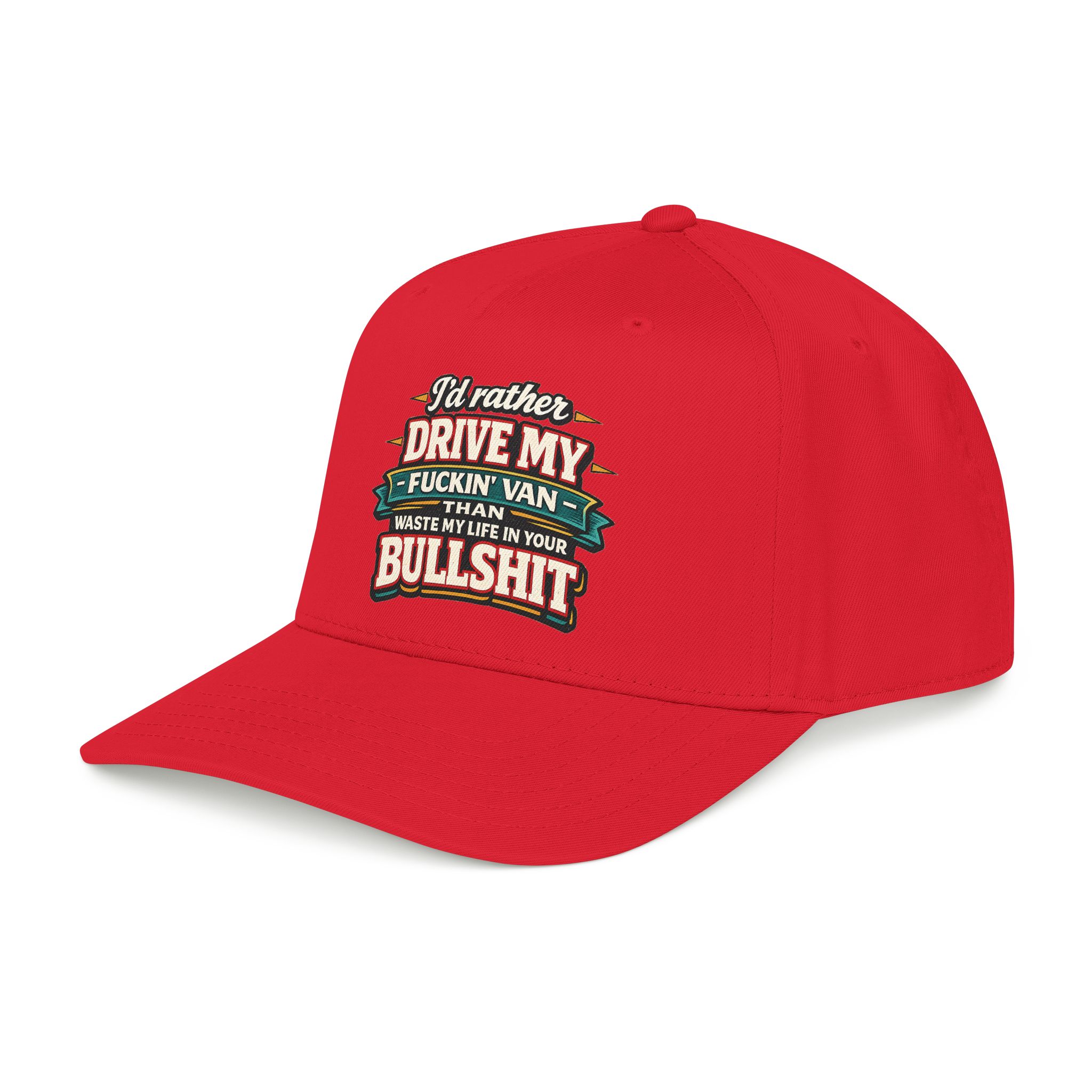 Baseball Cap - "I´d Rather Drive My Fucking Van" Design F**K-Line