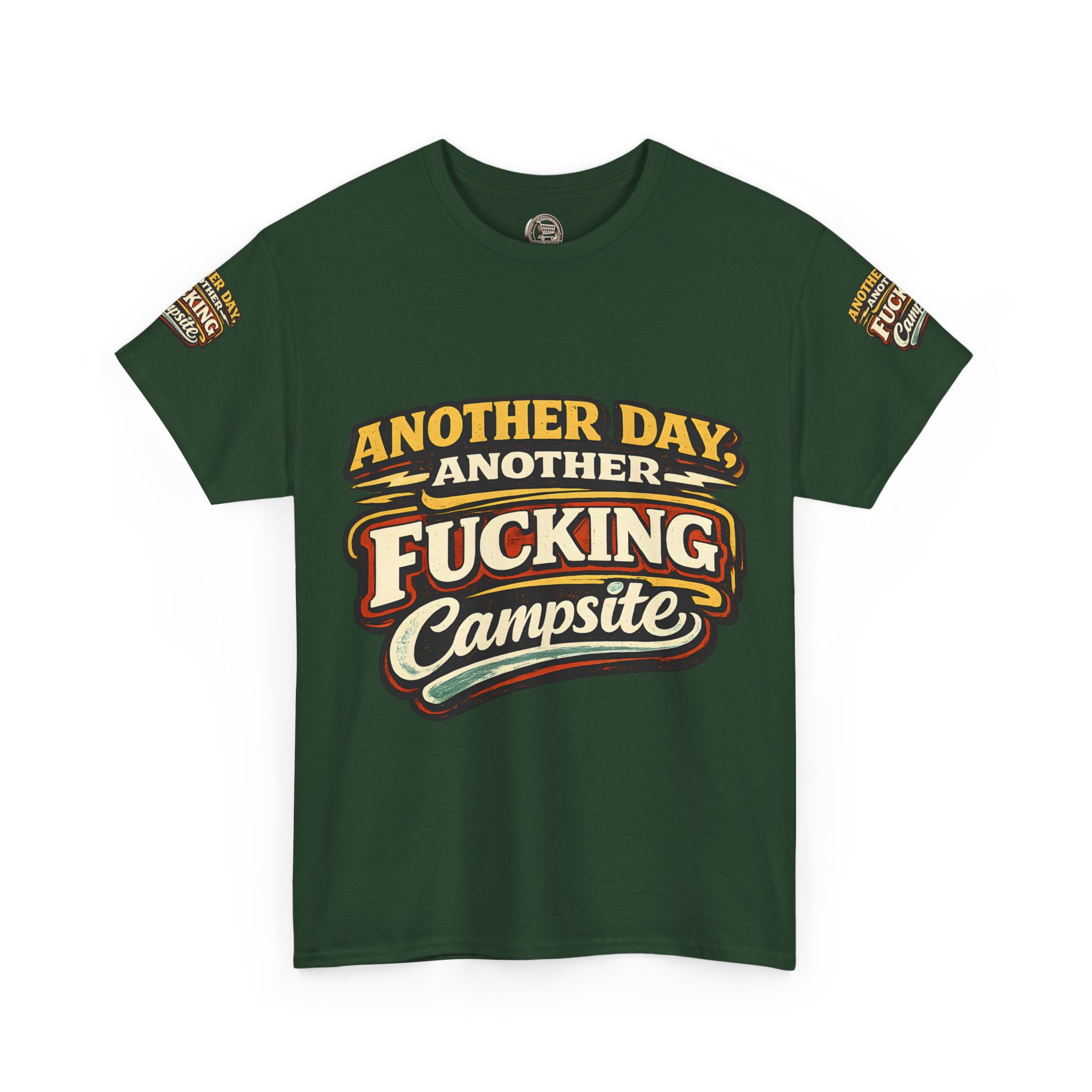 Unisex Heavy Cotton Tee — "Another Day" Design F**K-Line