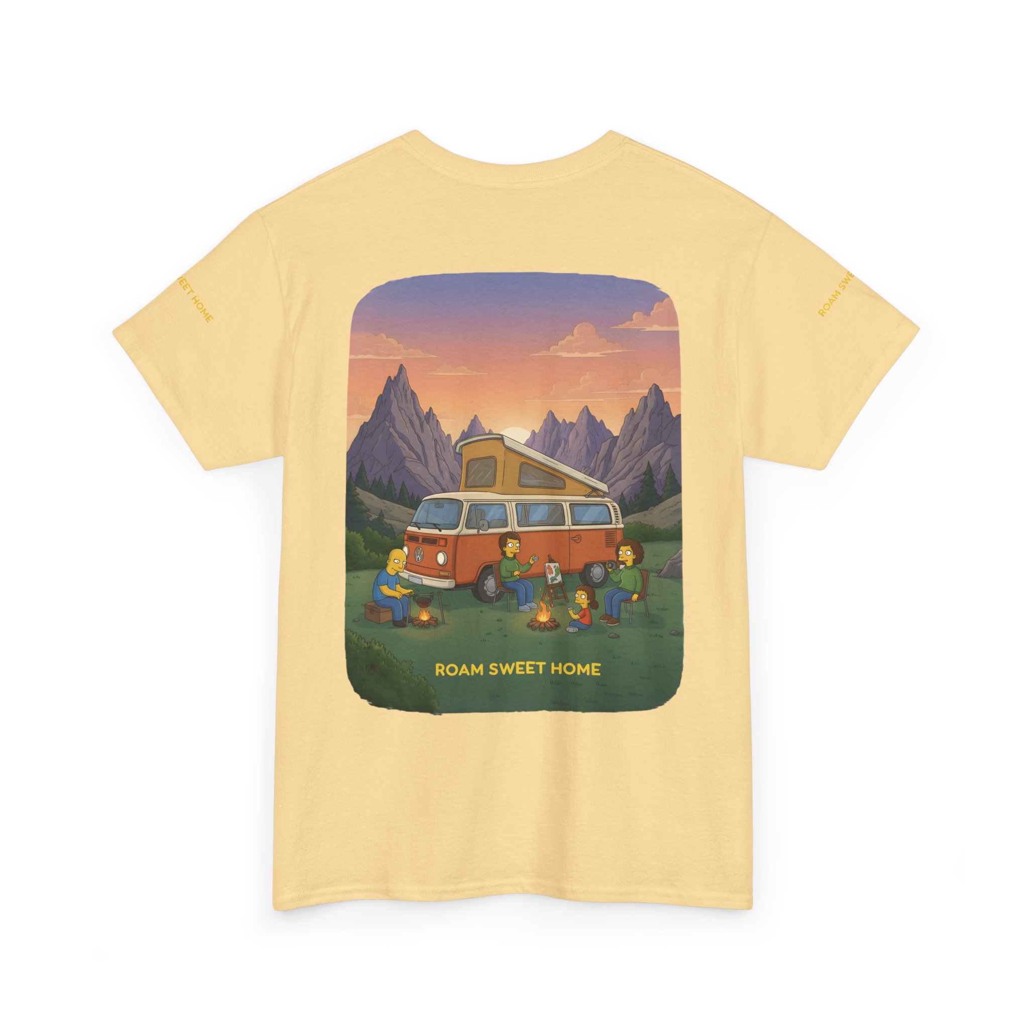Unisex Heavy Cotton Tee — "Roam Sweet Home" Design Sitcom-Line