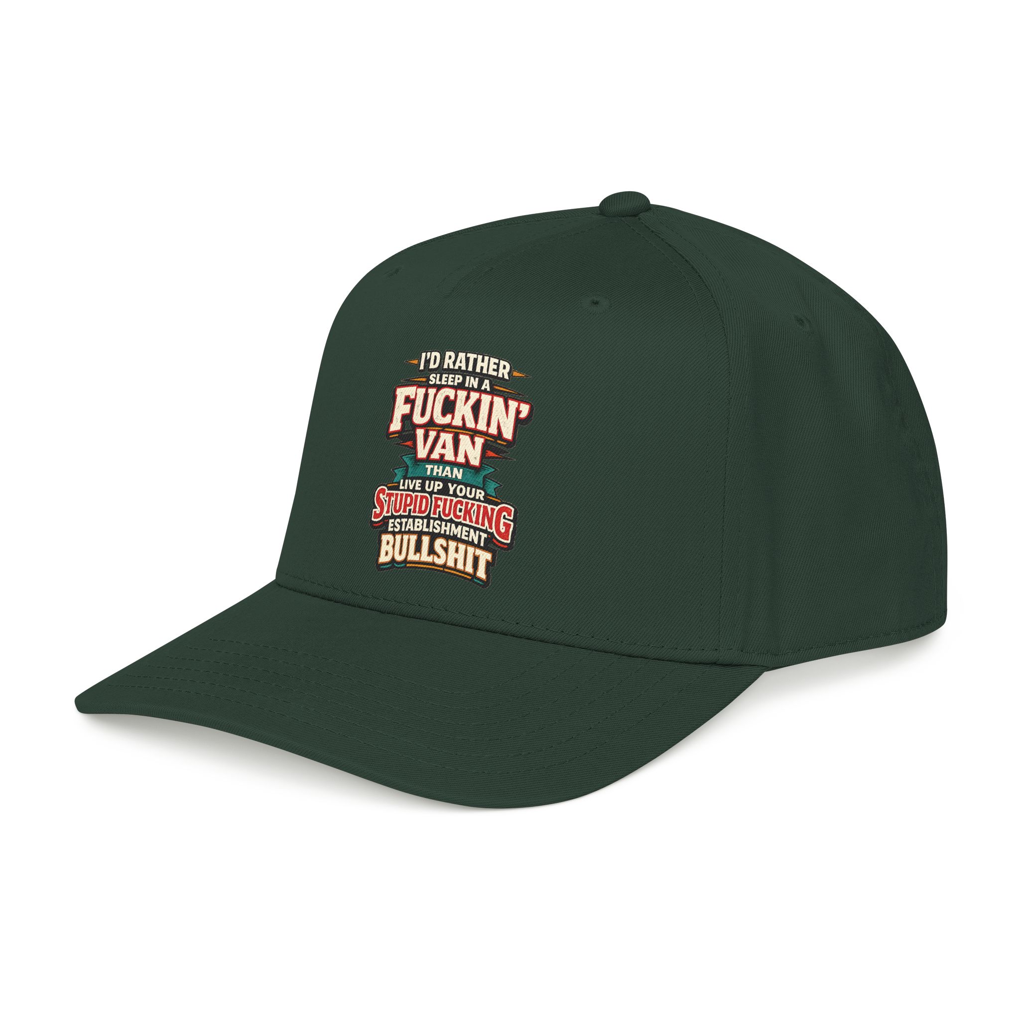 Baseball Cap - "I´d Rather Sleep in A Fucking Van" Design F**K-Line