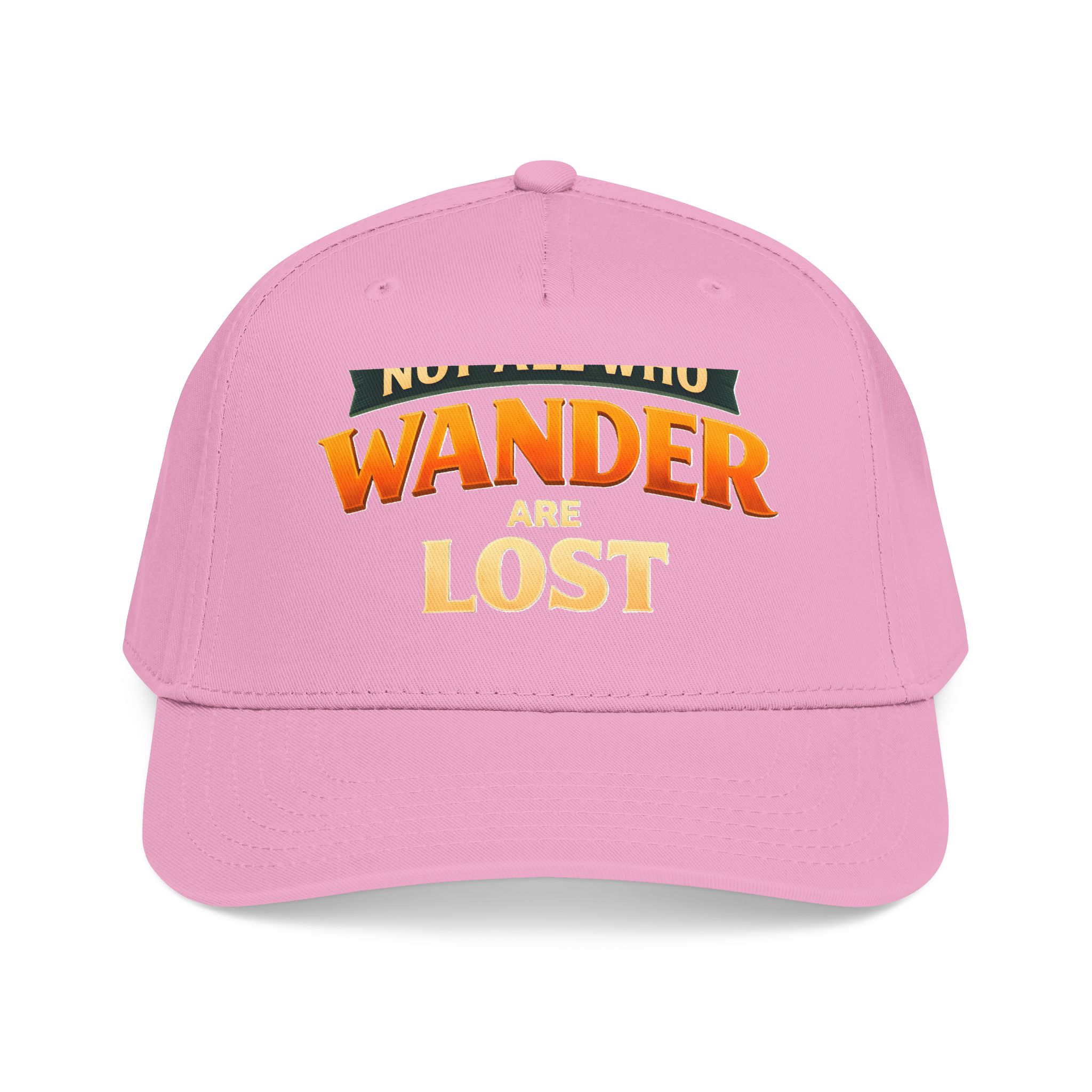 Baseball Cap - "Not All Who Wander Are Lost" Design Scenic-Line