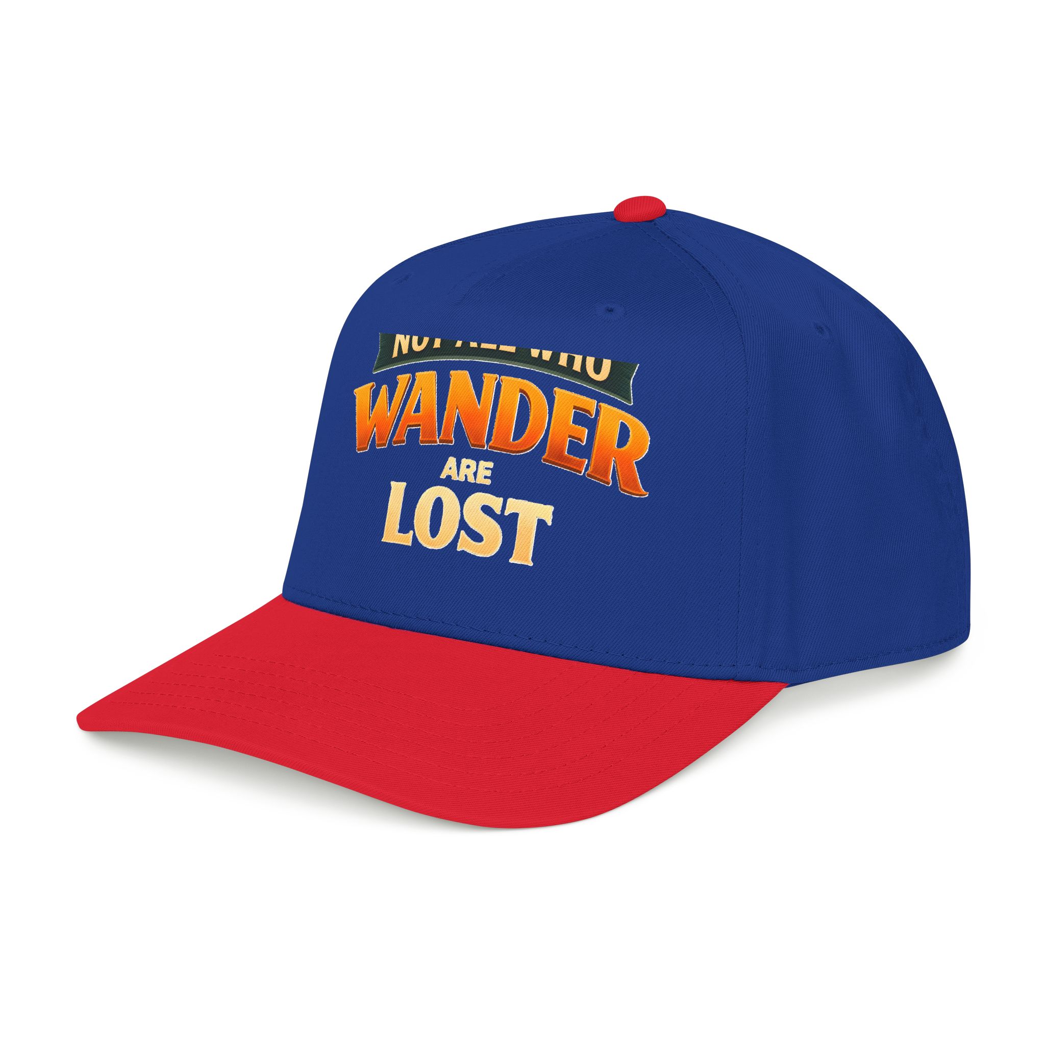 Baseball Cap - "Not All Who Wander Are Lost" Design Scenic-Line