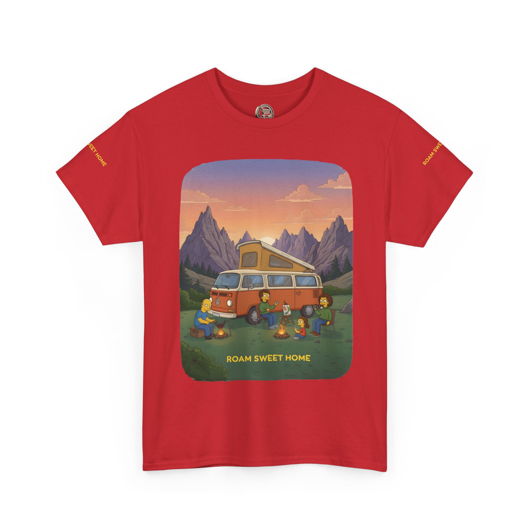 Unisex Heavy Cotton Tee — "Roam Sweet Home" Design Sitcom-Line