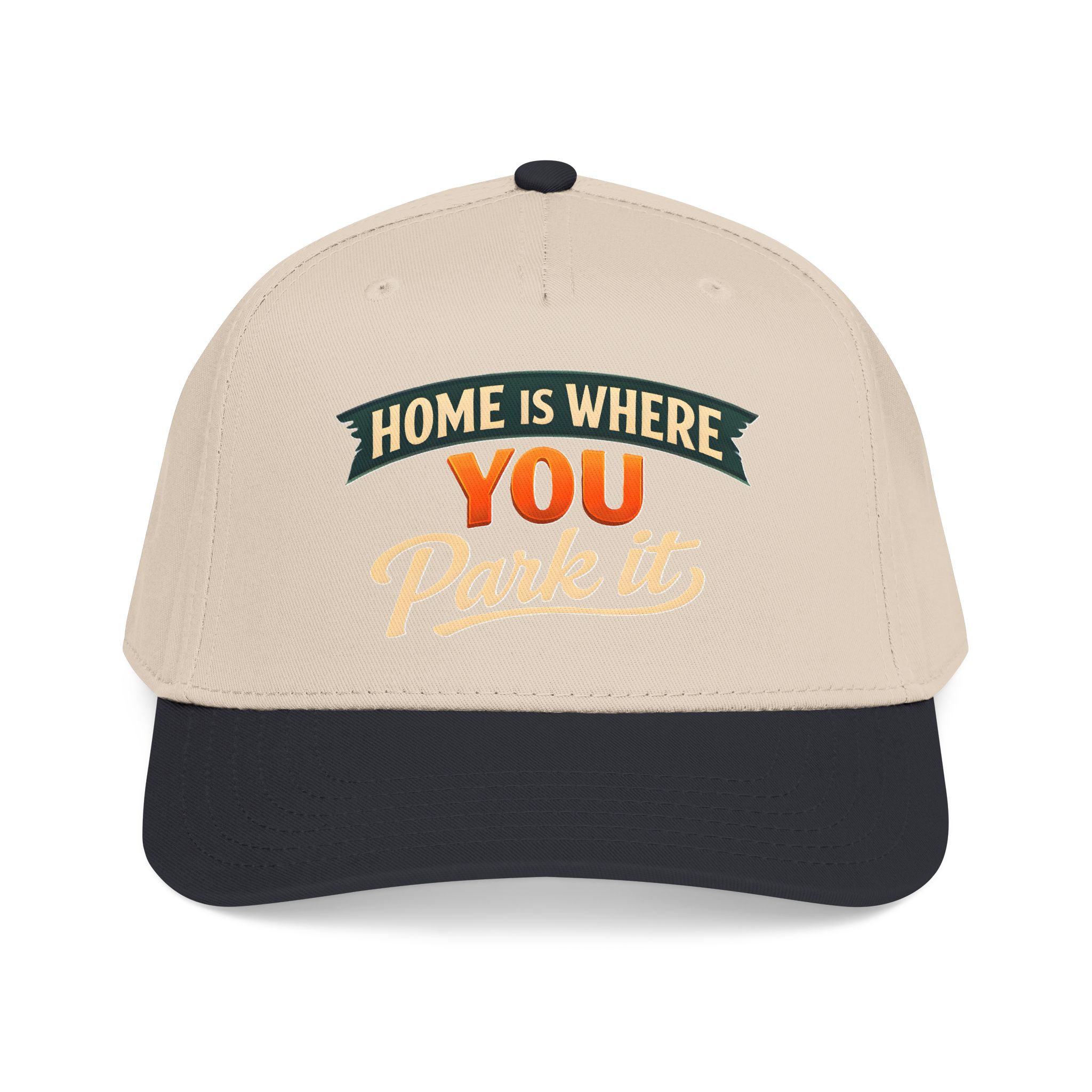 Baseball Cap - "Home Is where You Park It" Design Scenic-Line