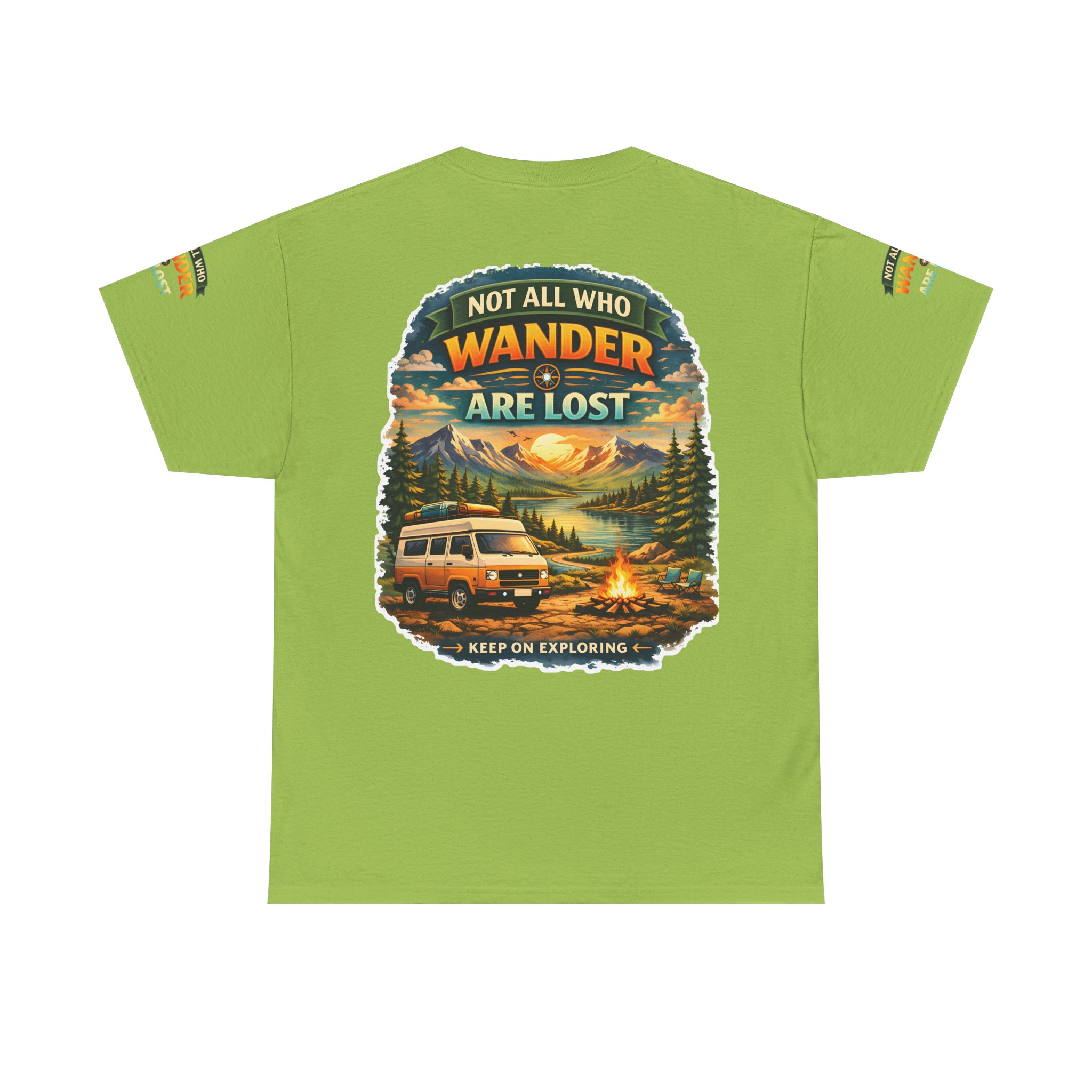 16654776433447247700_2048.jpeg Unisex Heavy Cotton Tee — "Not All Who Wander Are Lost" Design Scenic-Line