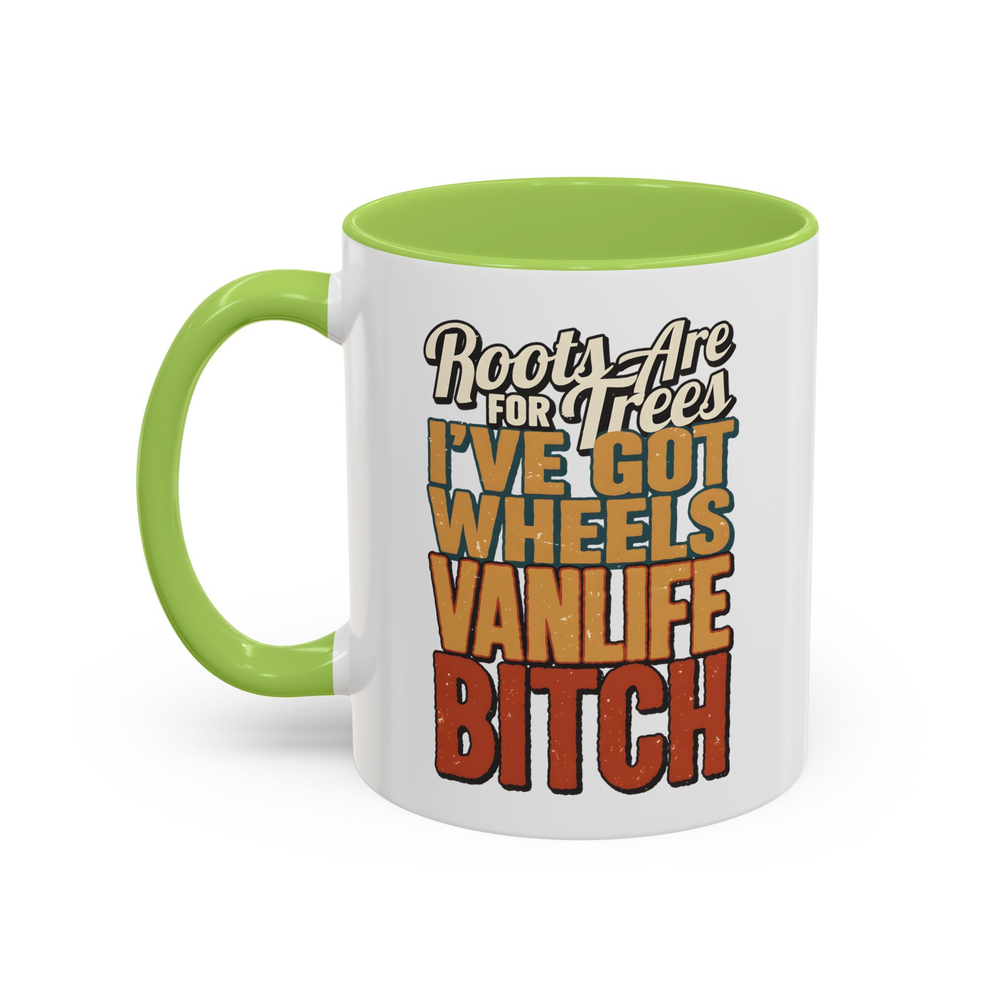 16658740645591034252_2048.jpeg Accent Coffee Mug (11, 15oz) — "Roots Are For Trees" Design F**K-Line