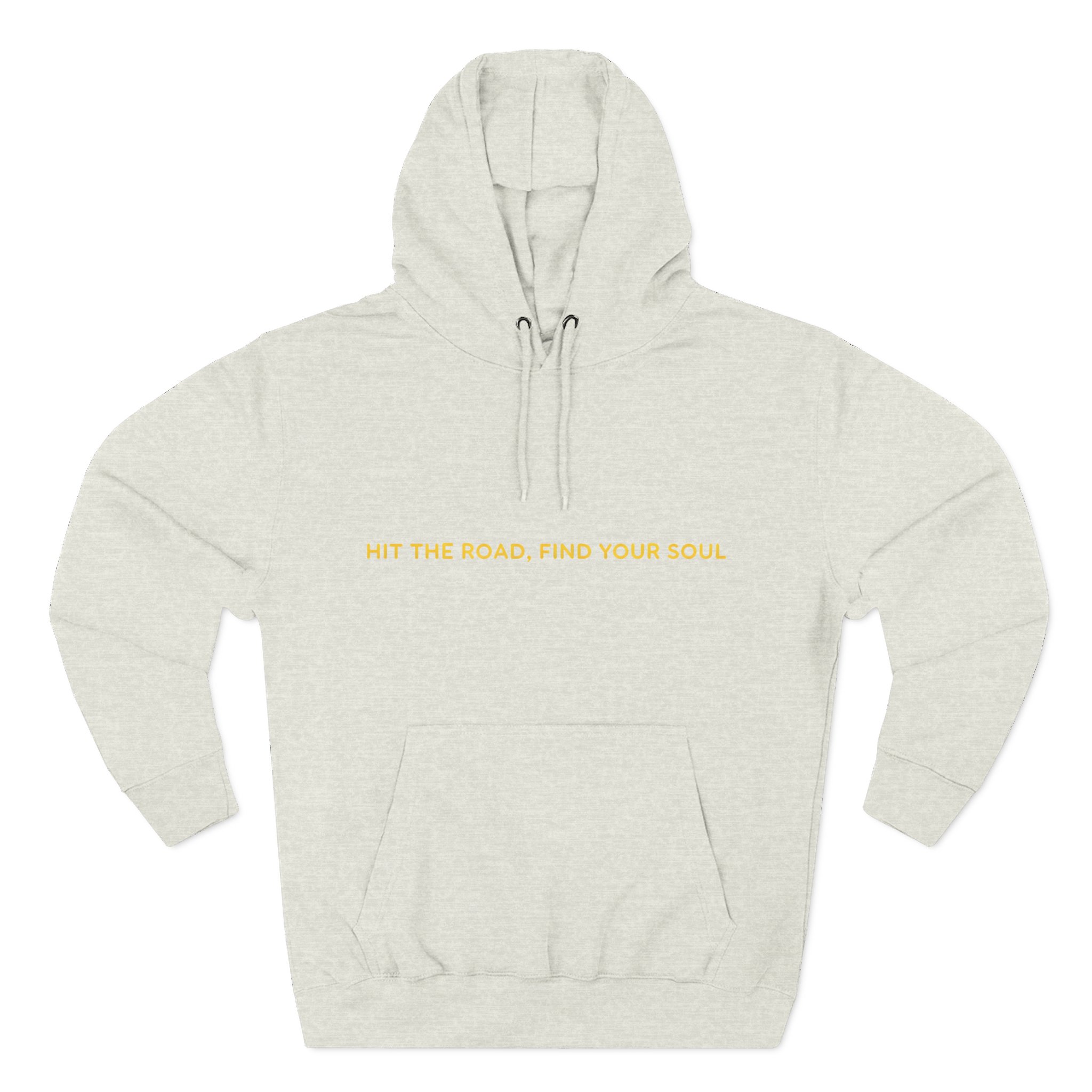 16665732506288807539_2048.jpeg Three-Panel Fleece Hoodie - "Hit The Road-Find Your Soul" Design Sitcom-Line