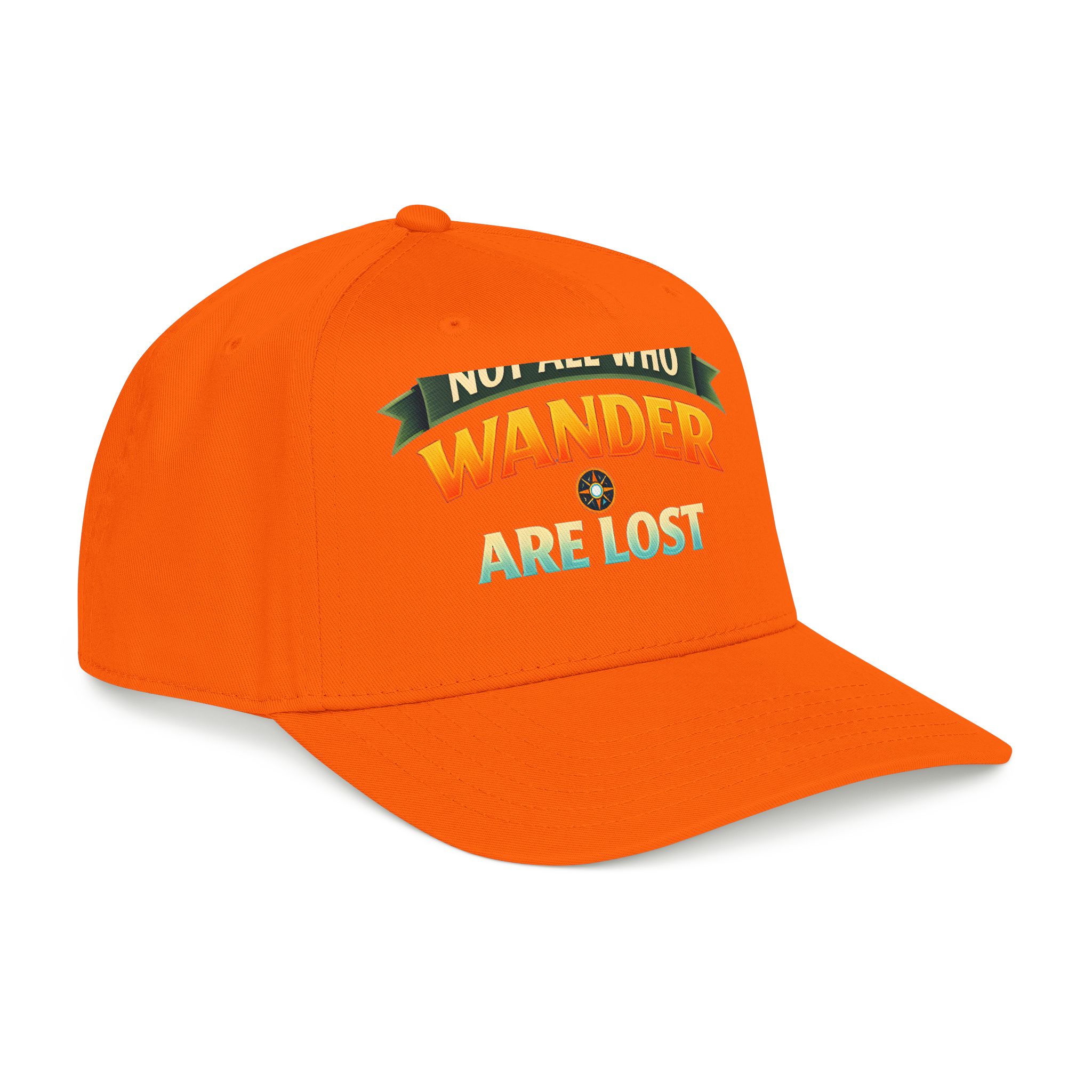 Baseball Cap - "Not All Who Wander Are Lost" Design Scenic-Line