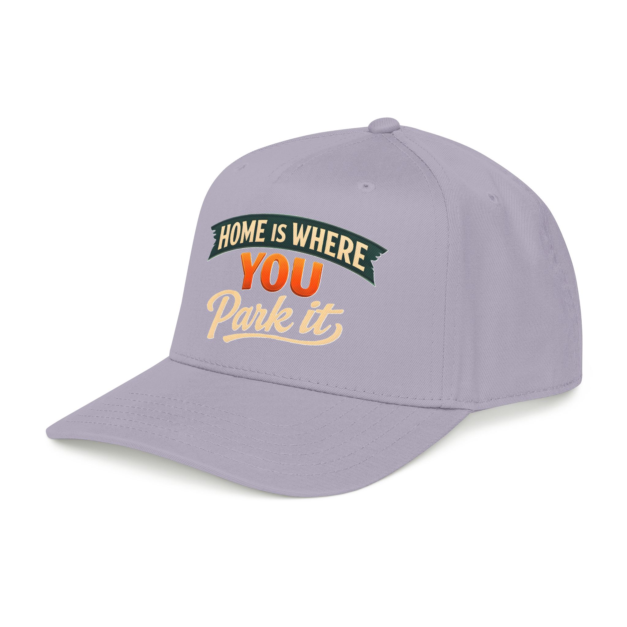 Baseball Cap - "Home Is where You Park It" Design Scenic-Line