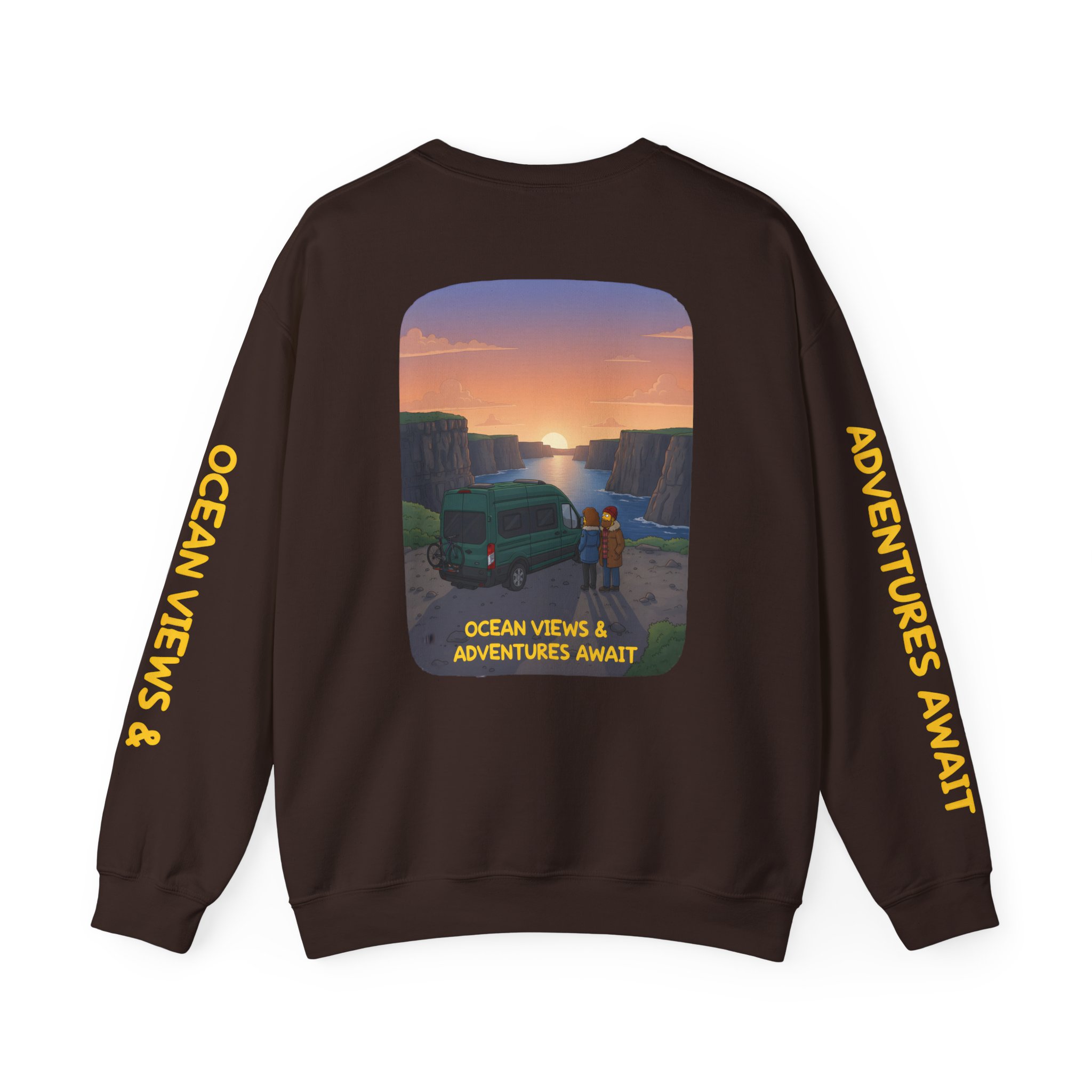 16690734330884228224_2048.jpeg Unisex Heavy Blend™ Crewneck Sweatshirt — "Ocean Views-Adventures Awaits" Design Sitcom-Line