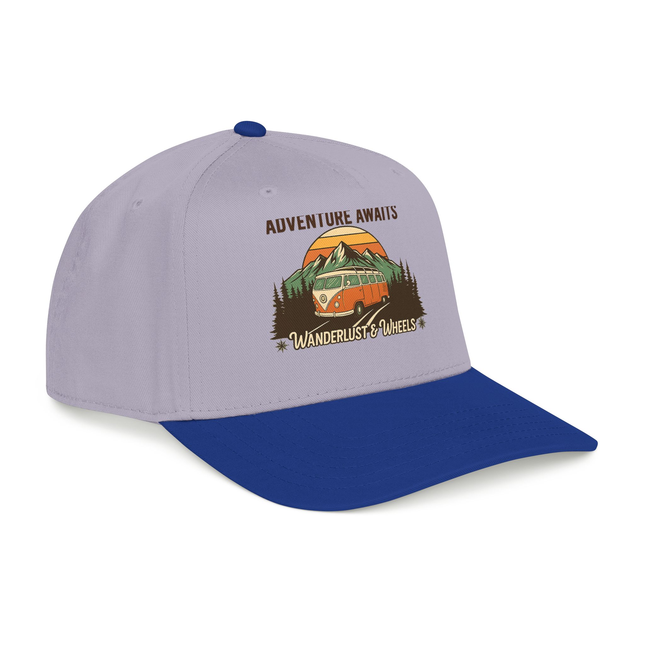 Baseball Cap - "Home Is Where You Adventure Awaits" Mid Profile Baseball Cap
