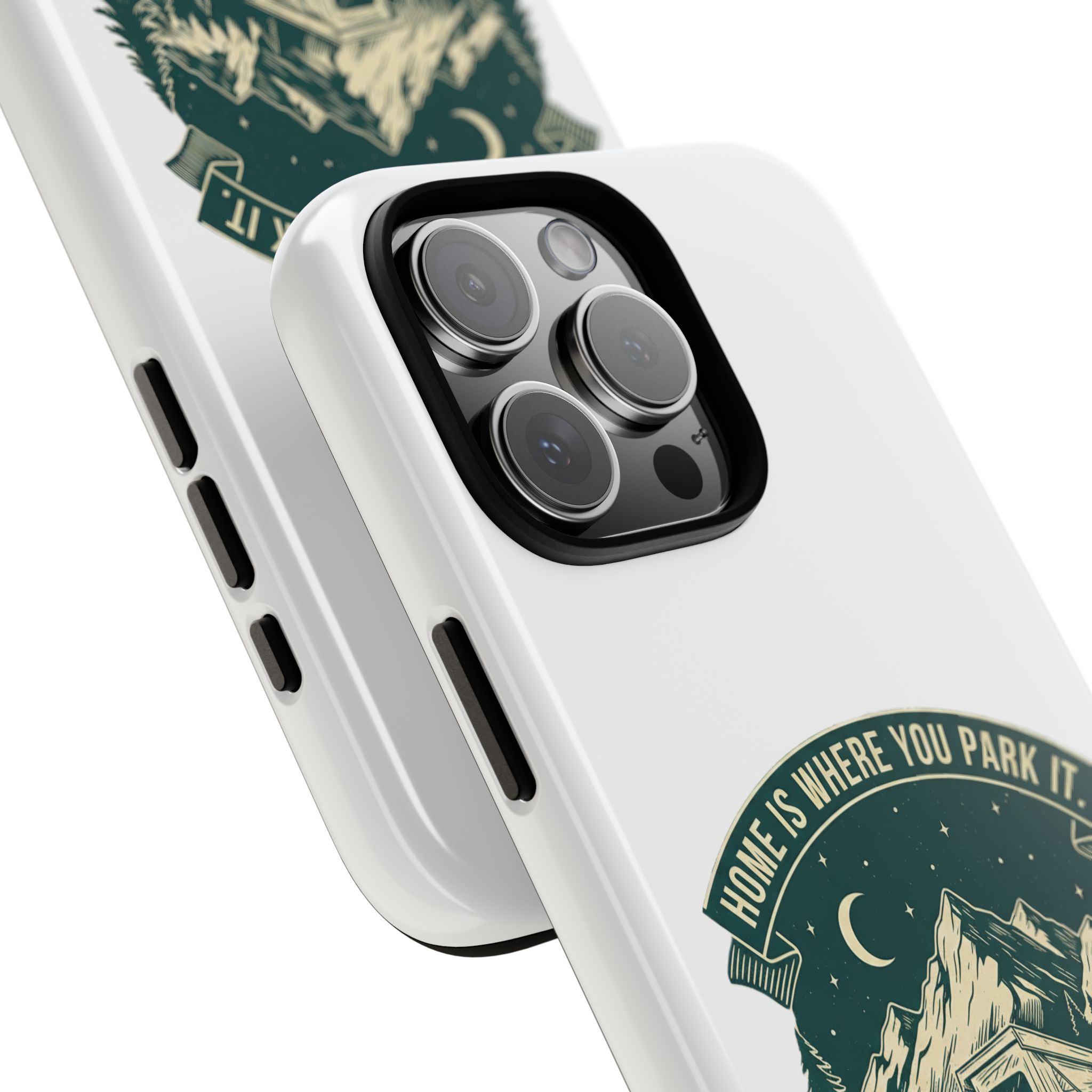 Phone Case — "Home Is Where You Park It-Adventure is the destination" Camper Van Design