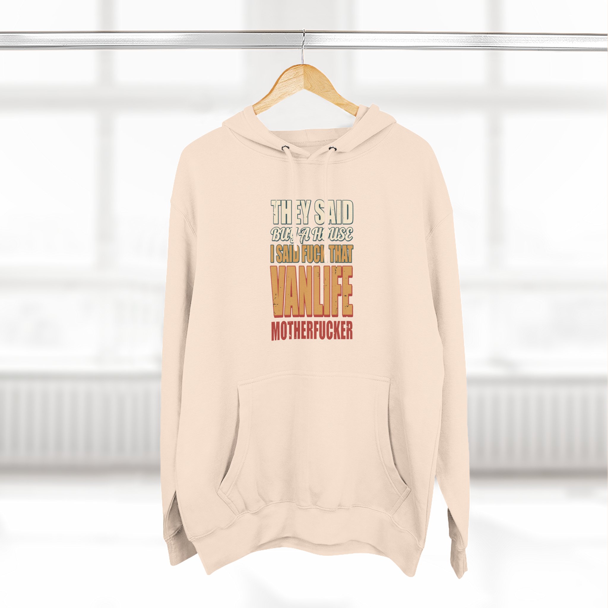 1670492778390427496_2048.jpeg Three-Panel Fleece Hoodie - "They Said Buy A House" Design F**K-Line