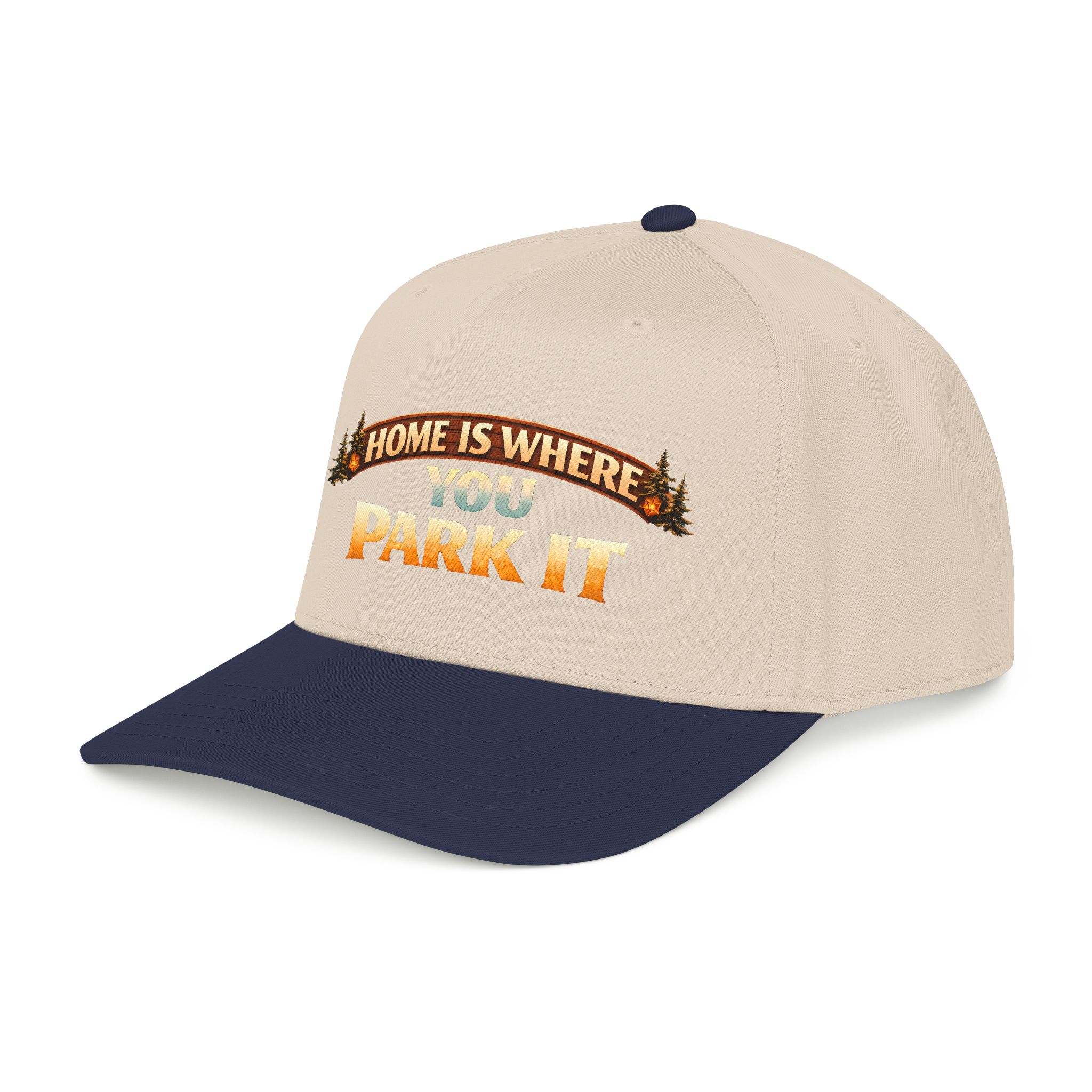 Baseball Cap - "Home Is Where You Park It" Design Scenic-Line