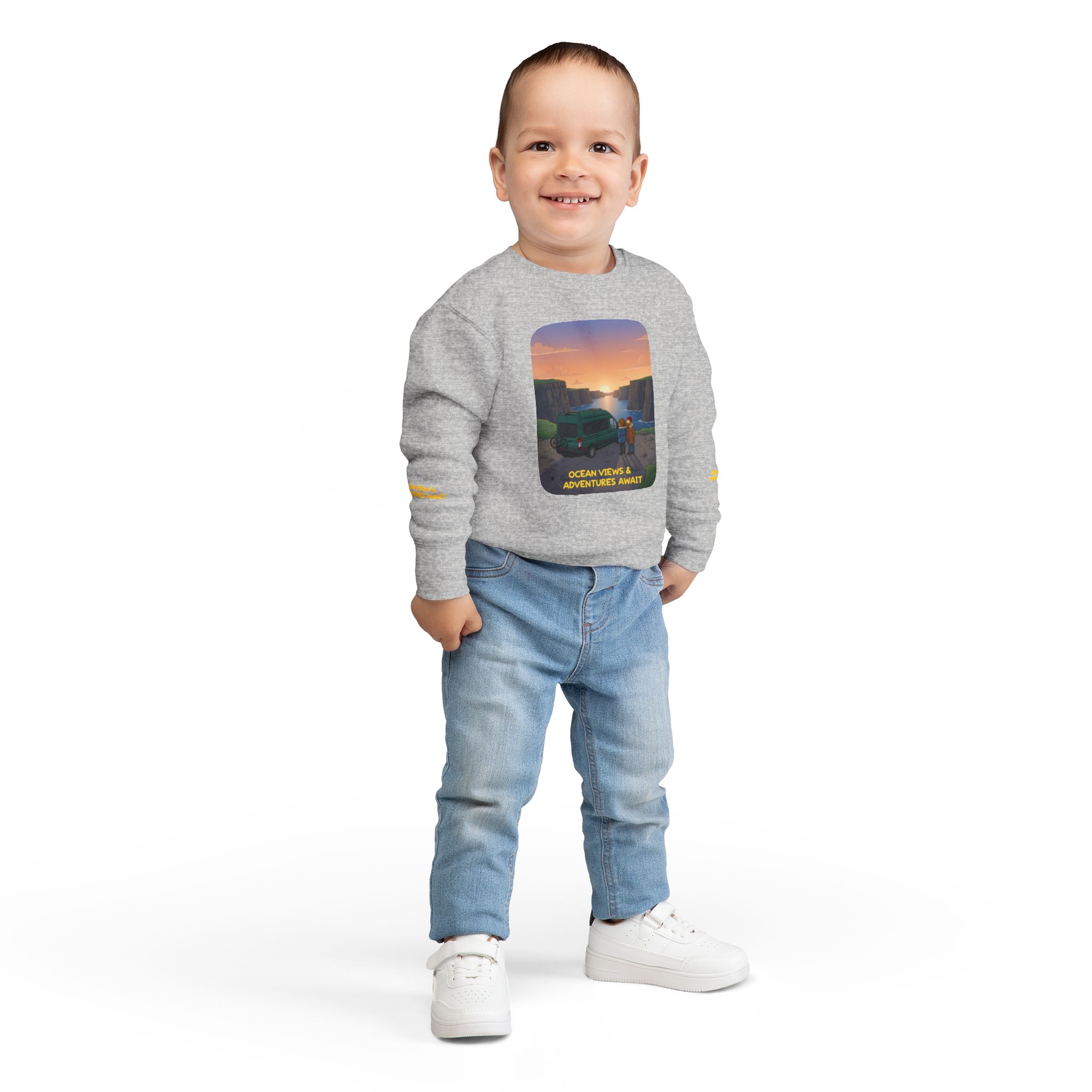 16710789603265881186_2048-1.jpeg Toddler Sweatshirt - "Ocean Views-Adventures Awaits" (Design Sitcom-Line)