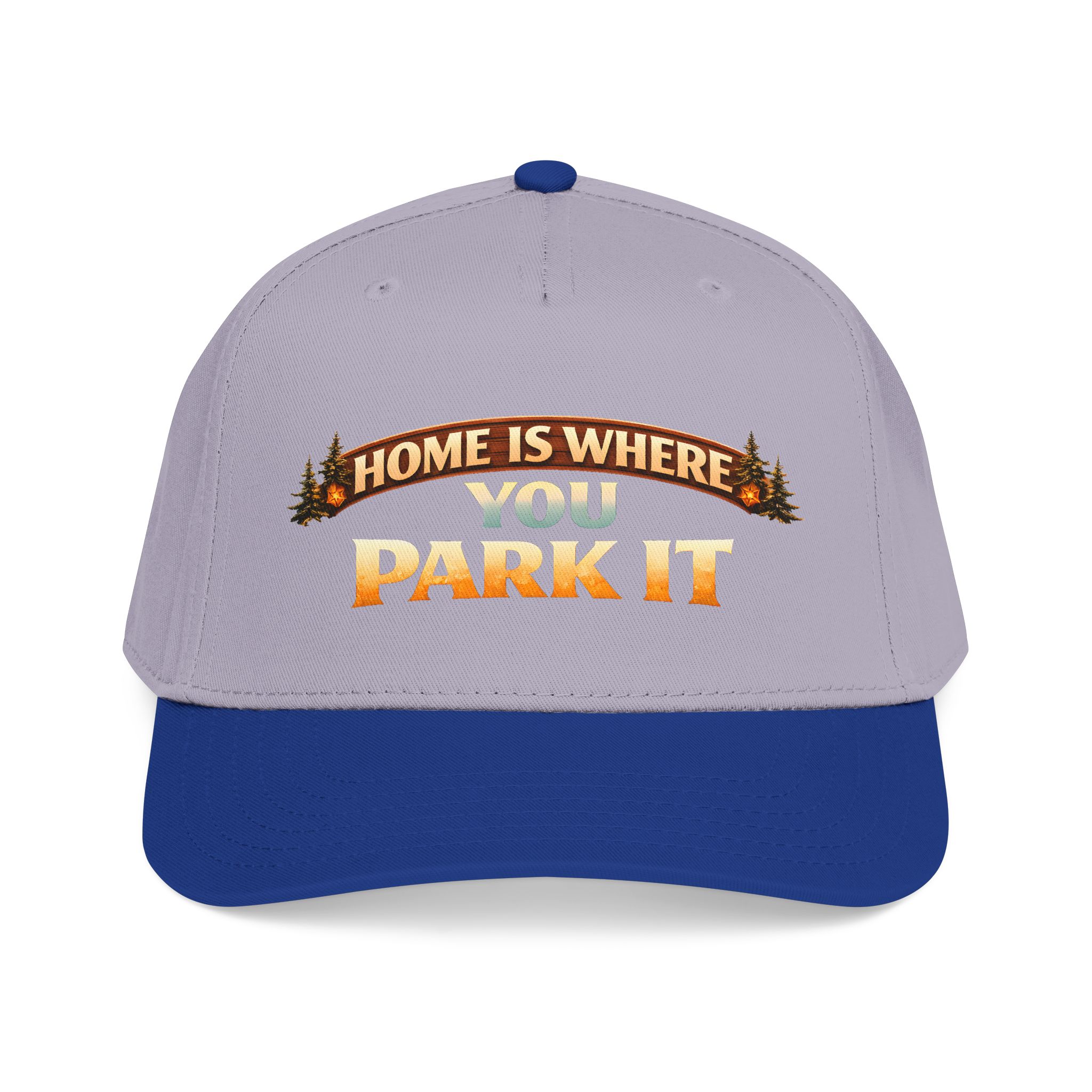 Baseball Cap - "Home Is Where You Park It" Design Scenic-Line