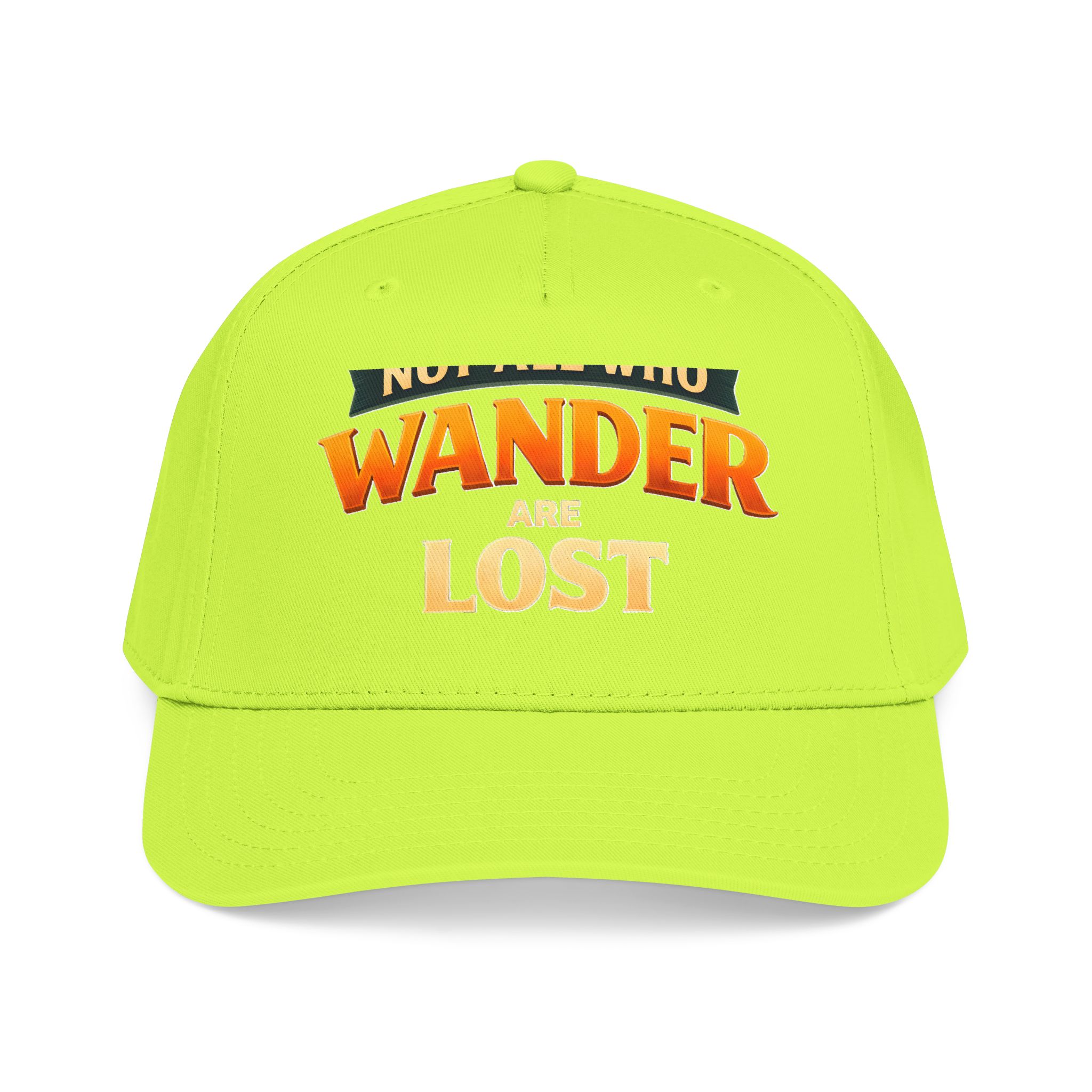 Baseball Cap - "Not All Who Wander Are Lost" Design Scenic-Line