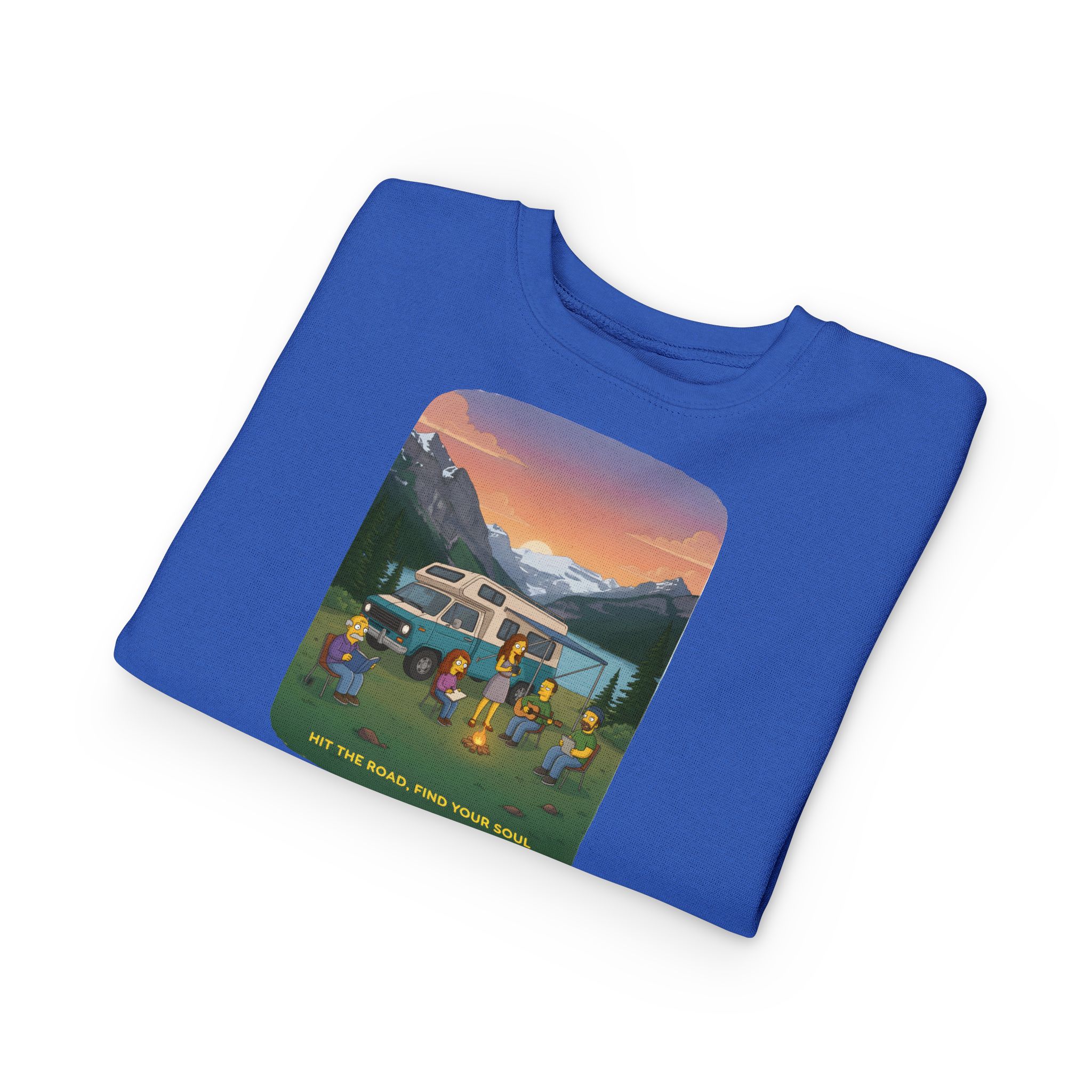 Toddler Sweatshirt - "Hit The Road-Find Your Soul" (Design Sitcom-Line)