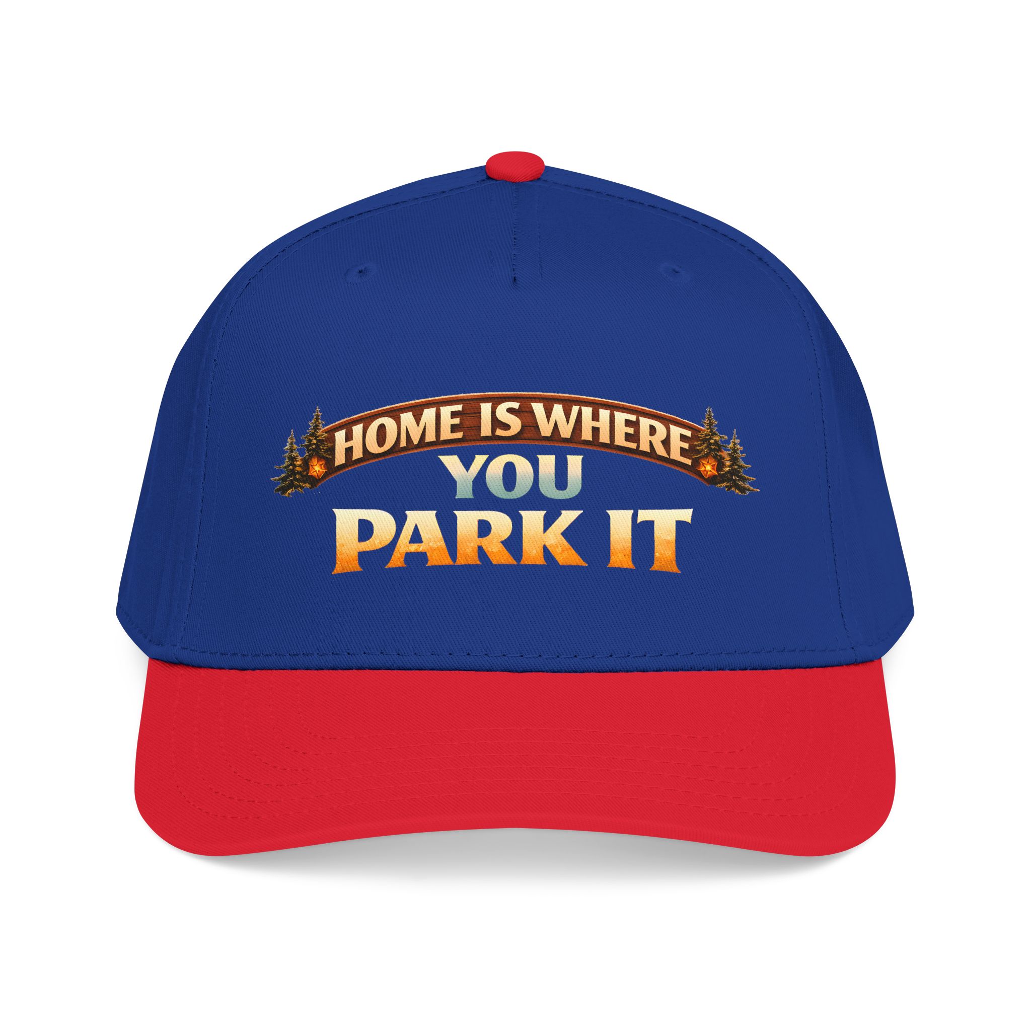 Baseball Cap - "Home Is Where You Park It" Design Scenic-Line