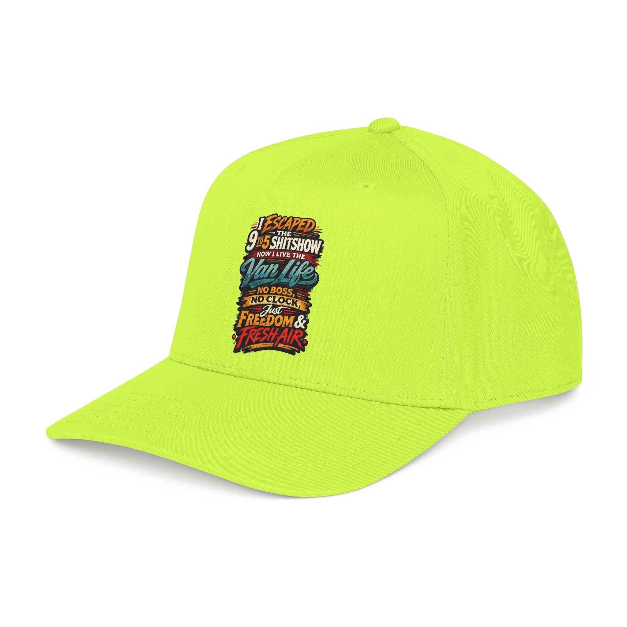 Baseball Cap - "I Escaped The 9 To 5" Design F**K-Line