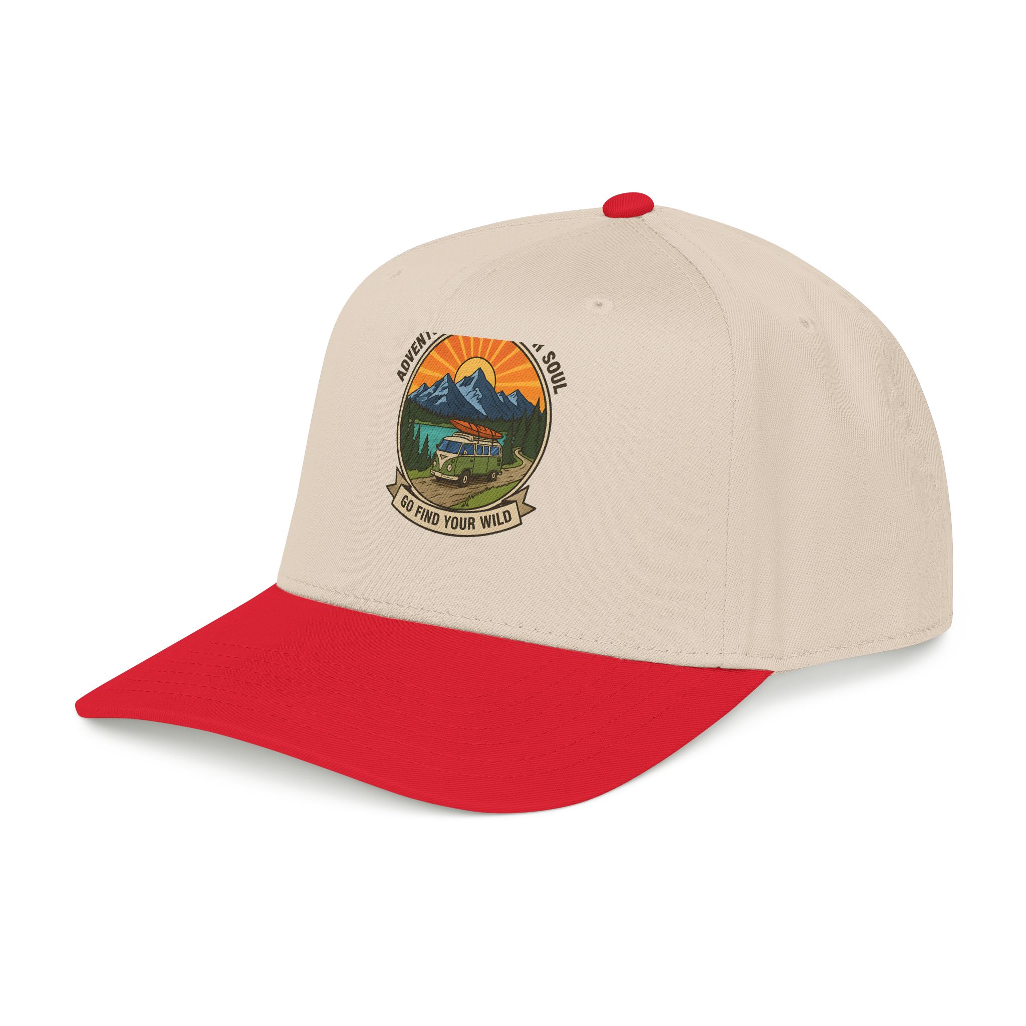 Baseball Cap — "Go Find Your Wild" Outdoor Patch